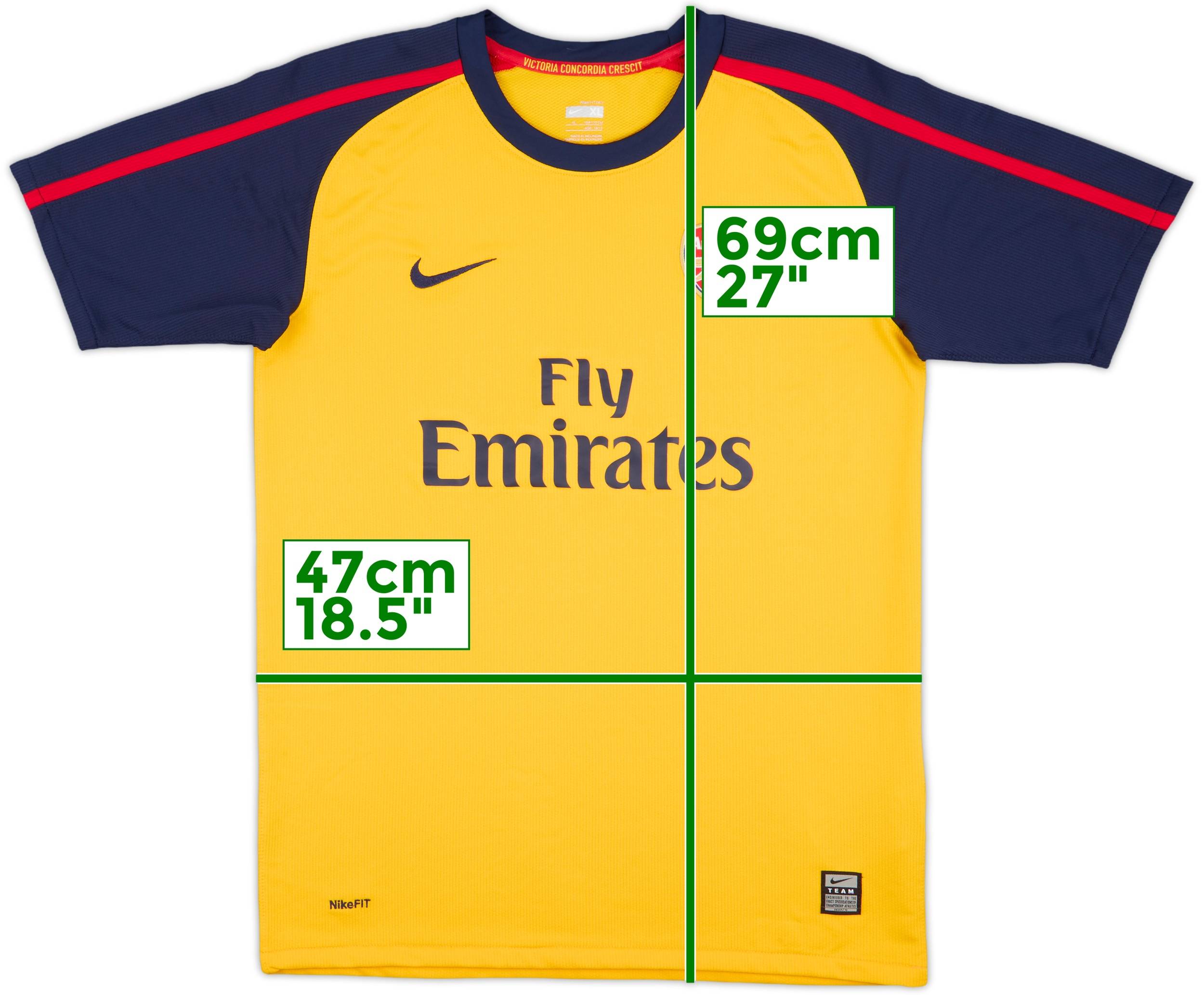 2008-09 Arsenal Away Shirt - 9/10 - (XL.Boys)