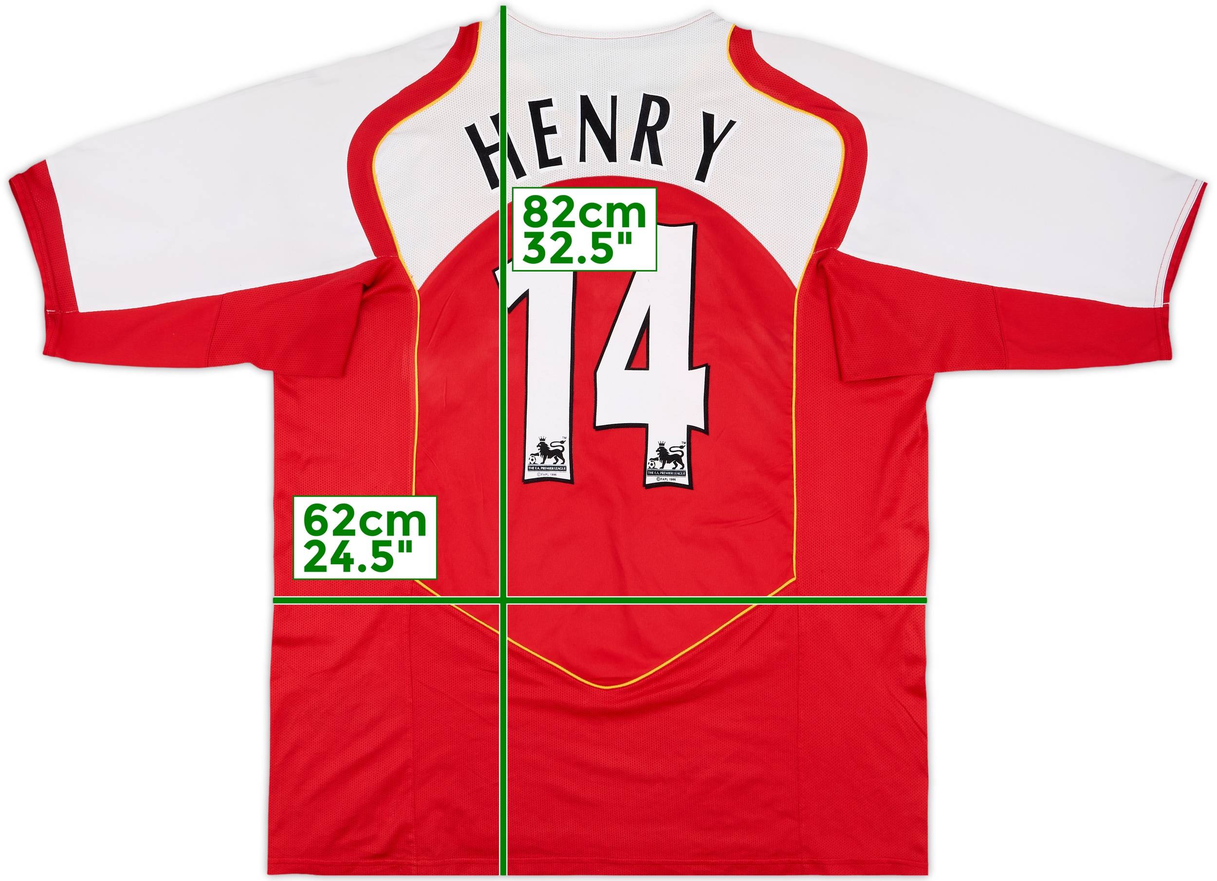 2004-05 Arsenal Home Shirt Henry #14 - 7/10 - (XXL)
