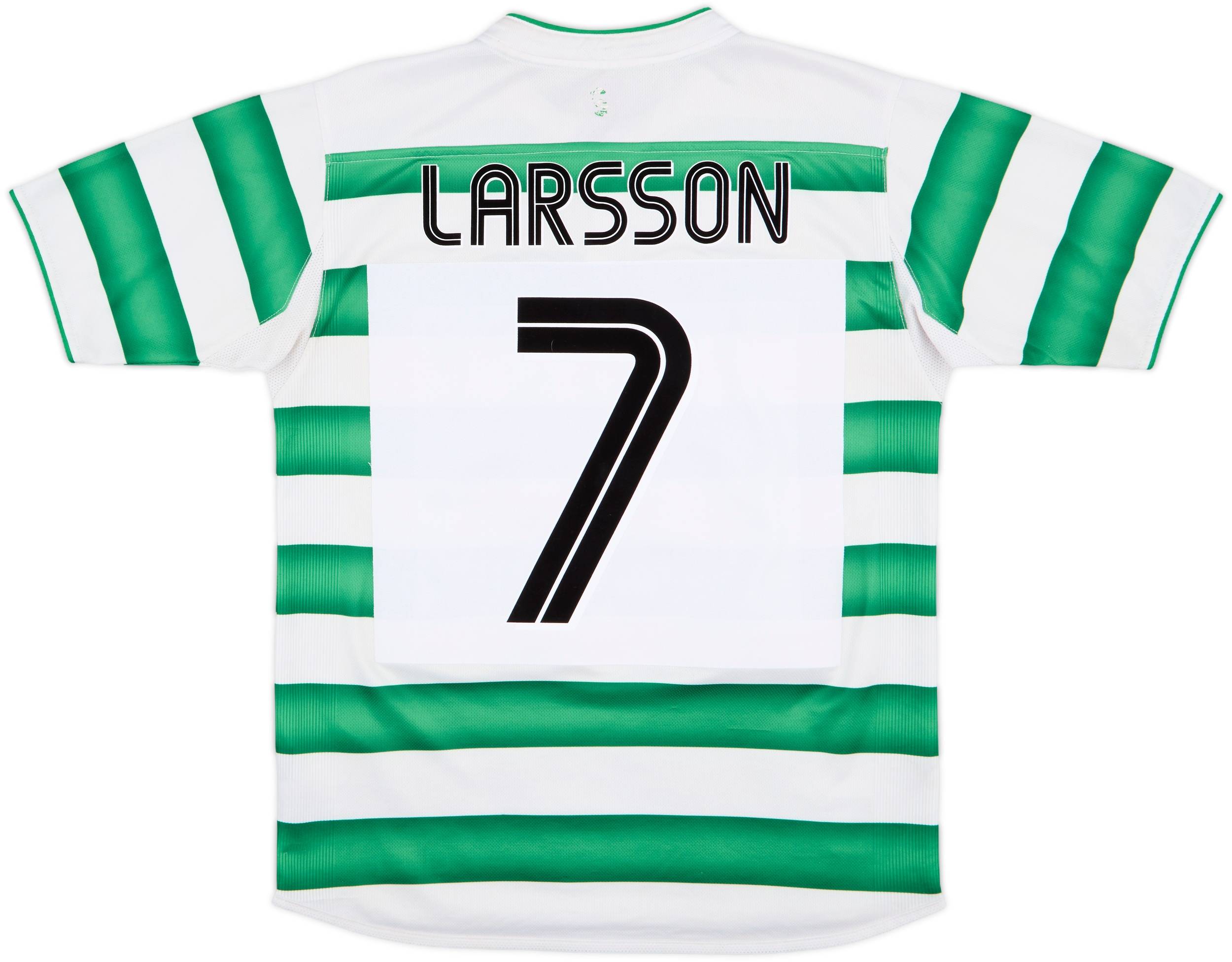 セルティック 03-04 ラーション 7 M ホーム 2003-04 Celtic Home Shirt