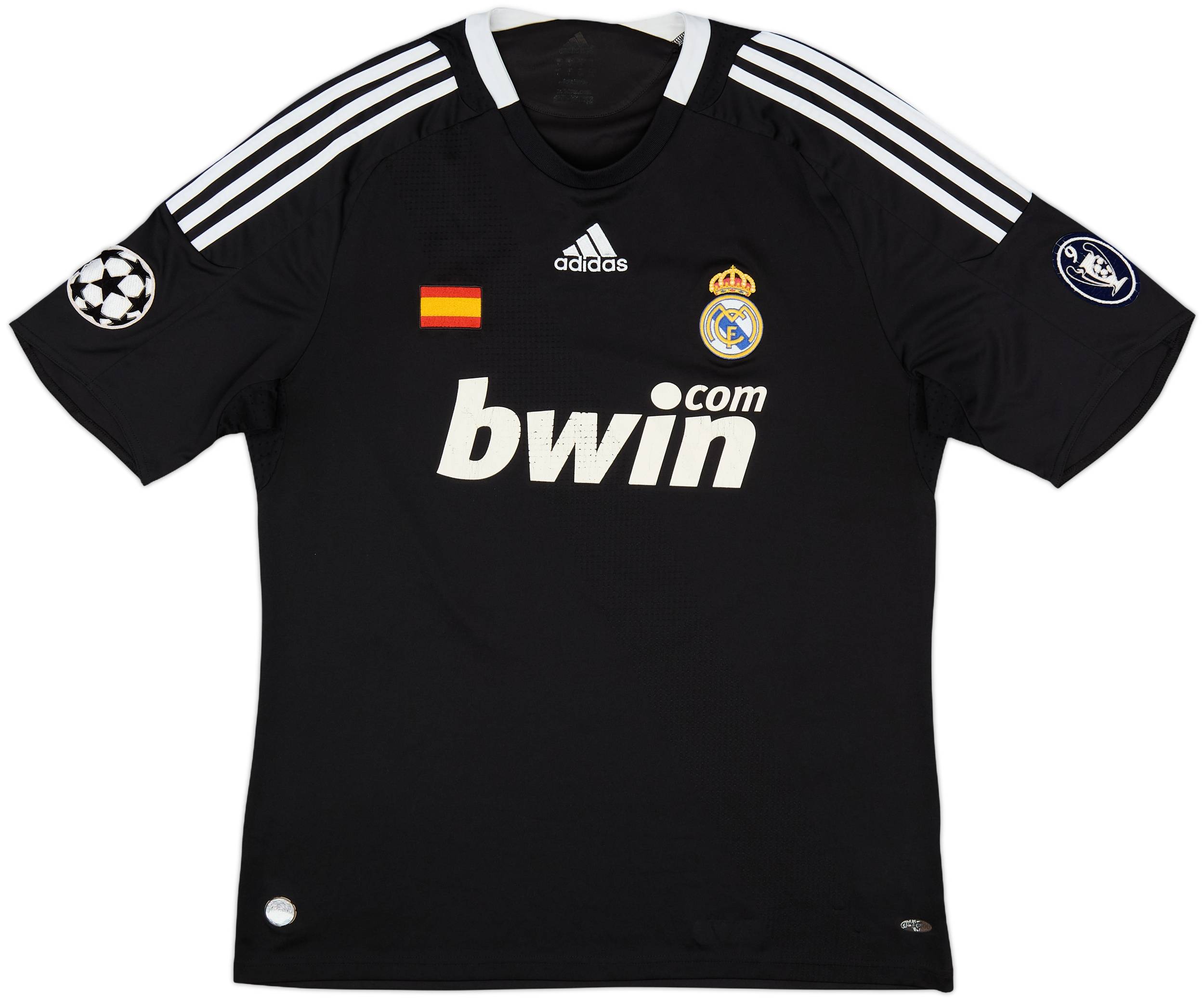 2008-09 Real Madrid CL Third Shirt Guti. Haz #14 - 6/10 - (L)