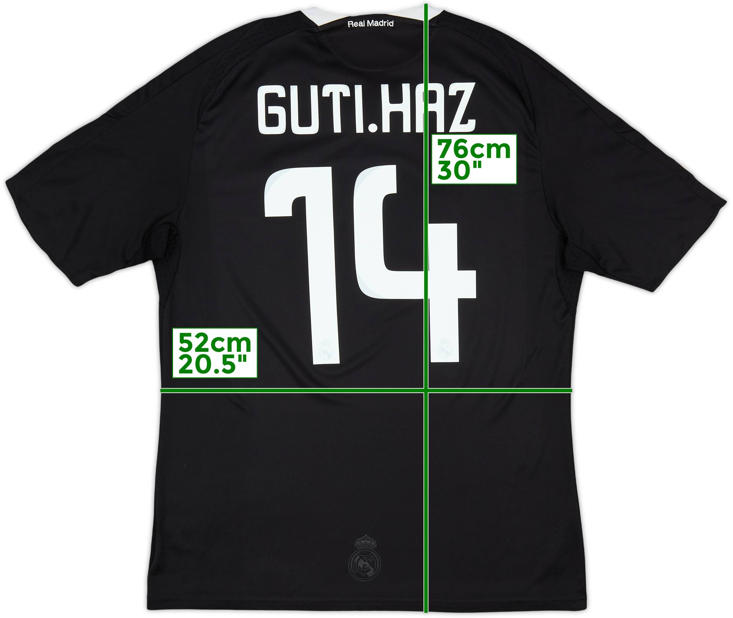 Guti ユニフォーム Real madrid CF Real Madrid 2006-2007 Third Shirt (S) (Excellent) (Guti 14