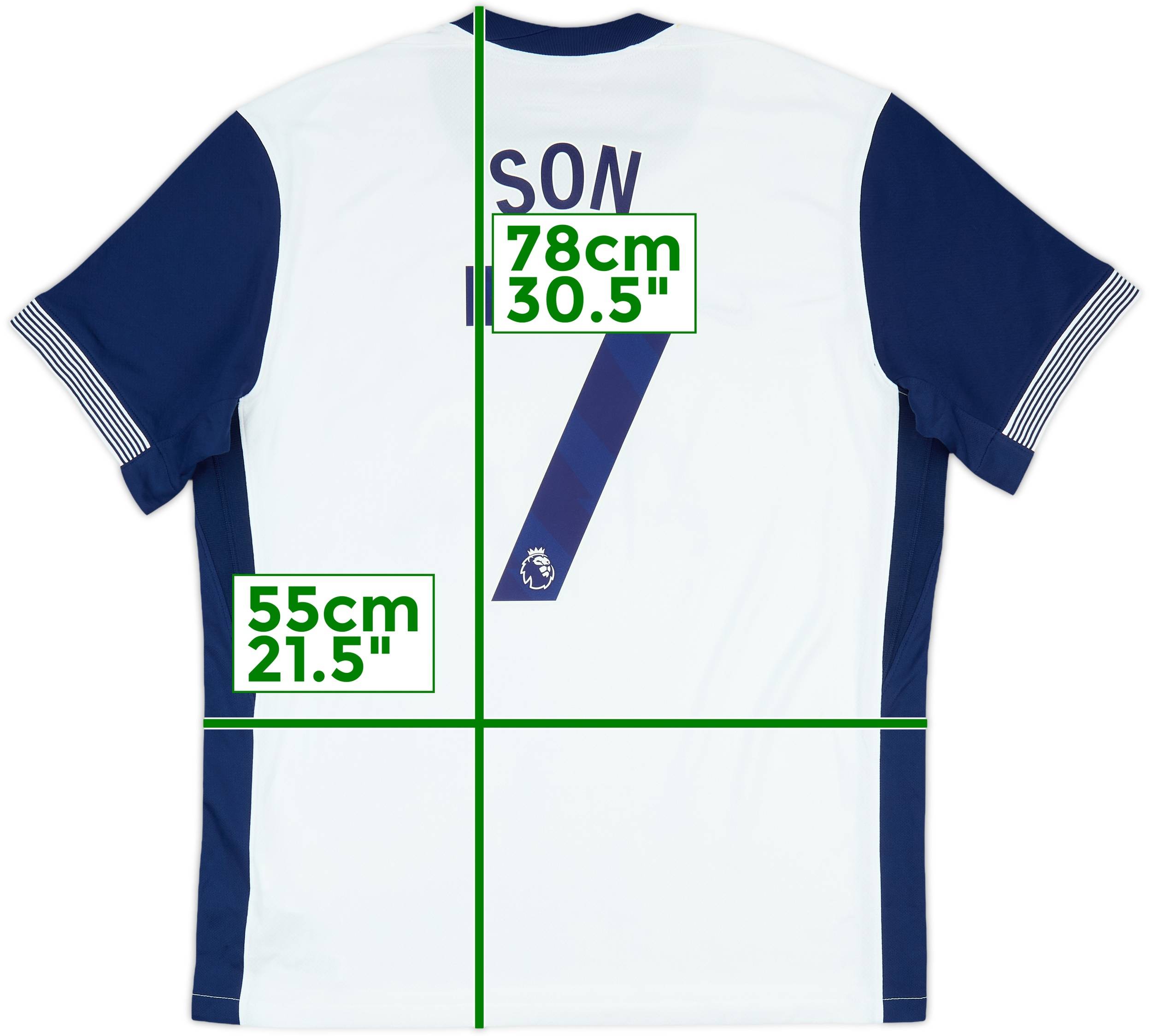 2024-25 Tottenham Home Shirt Son #7 - 8/10 - (L)