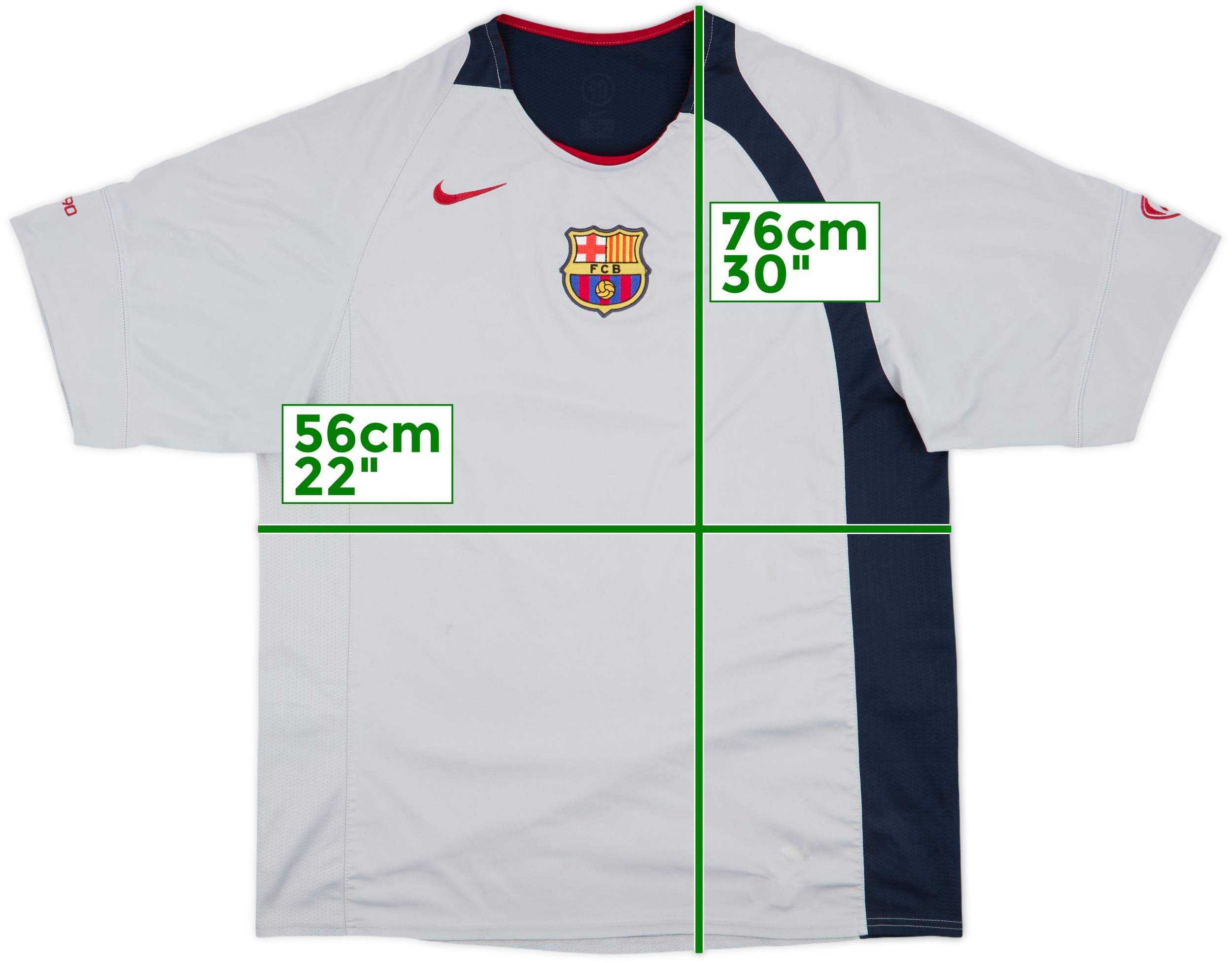 FC Barcelona Nike グレー ストライプ 04-05 FC Barcelona Nike グレー ストライプ 04-05