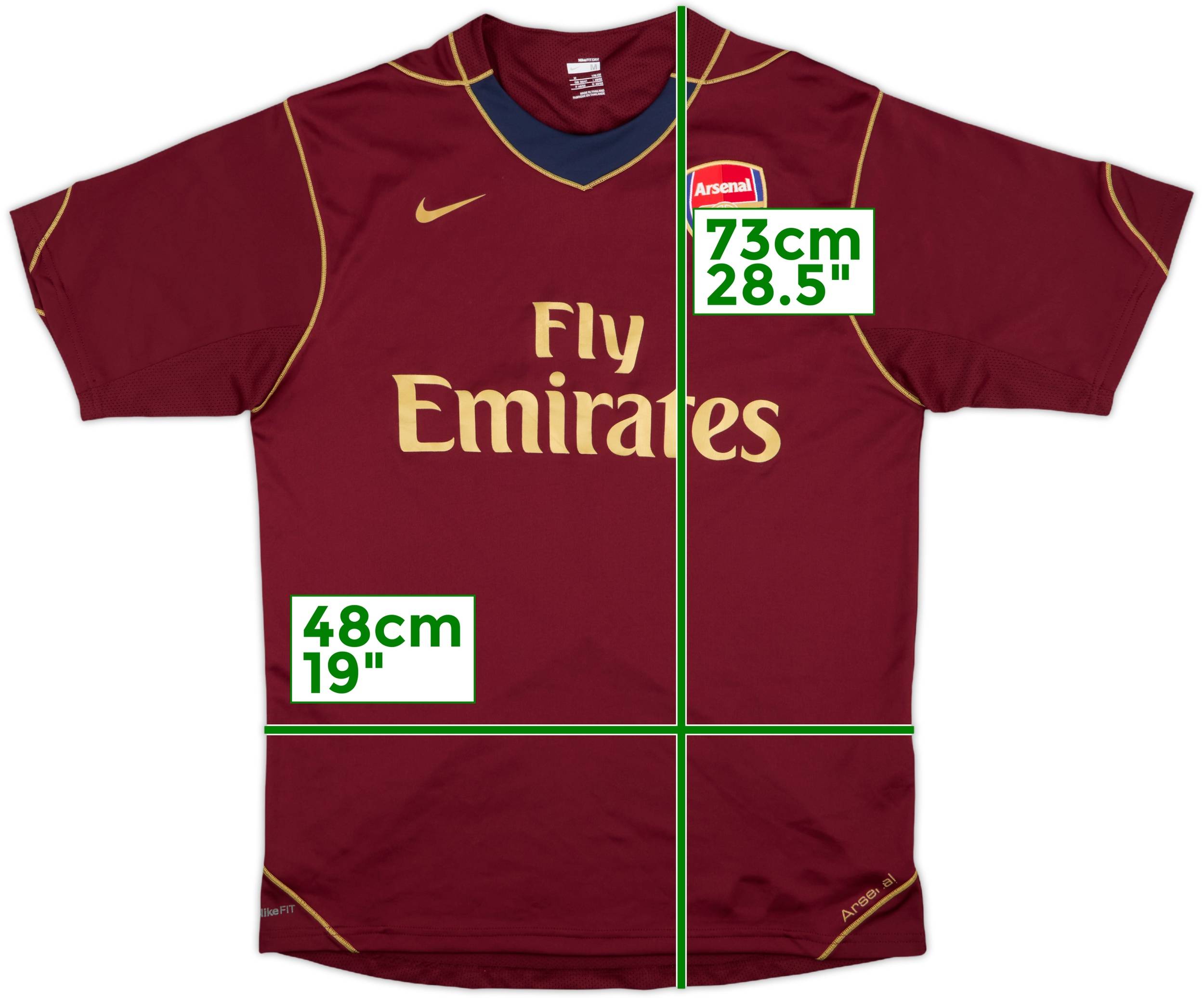 2007-08 Arsenal Nike Training Shirt - 8/10 - (M)