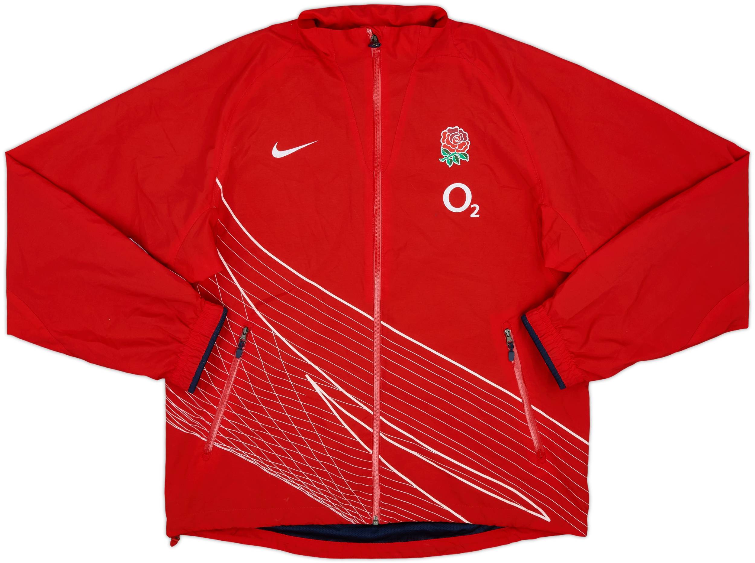 2006-07 England Rugby Nike Track Jacket - 8/10 - (L)
