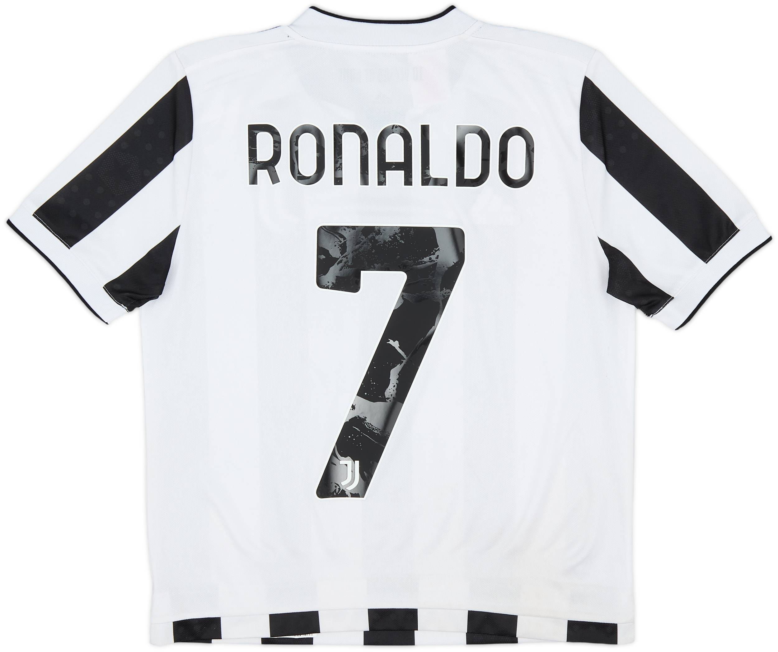 2021-22 Juventus Home Shirt Ronaldo #7 - 7/10 - (L.Boys)