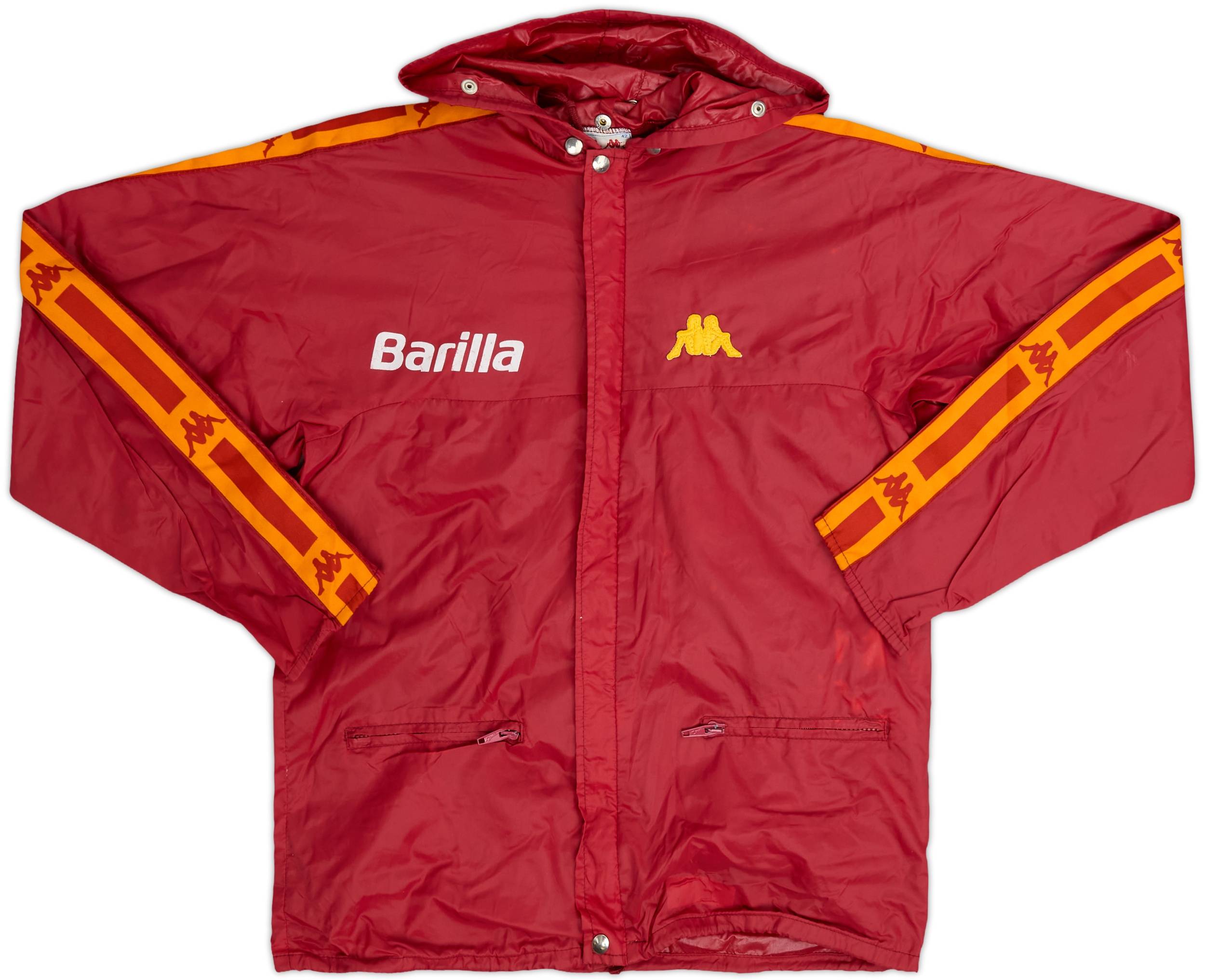 ASroma Kappa ジップジャケット　ASローマ Vintage Kappa AS Roma Football Jacket Soccer Zip Track Top