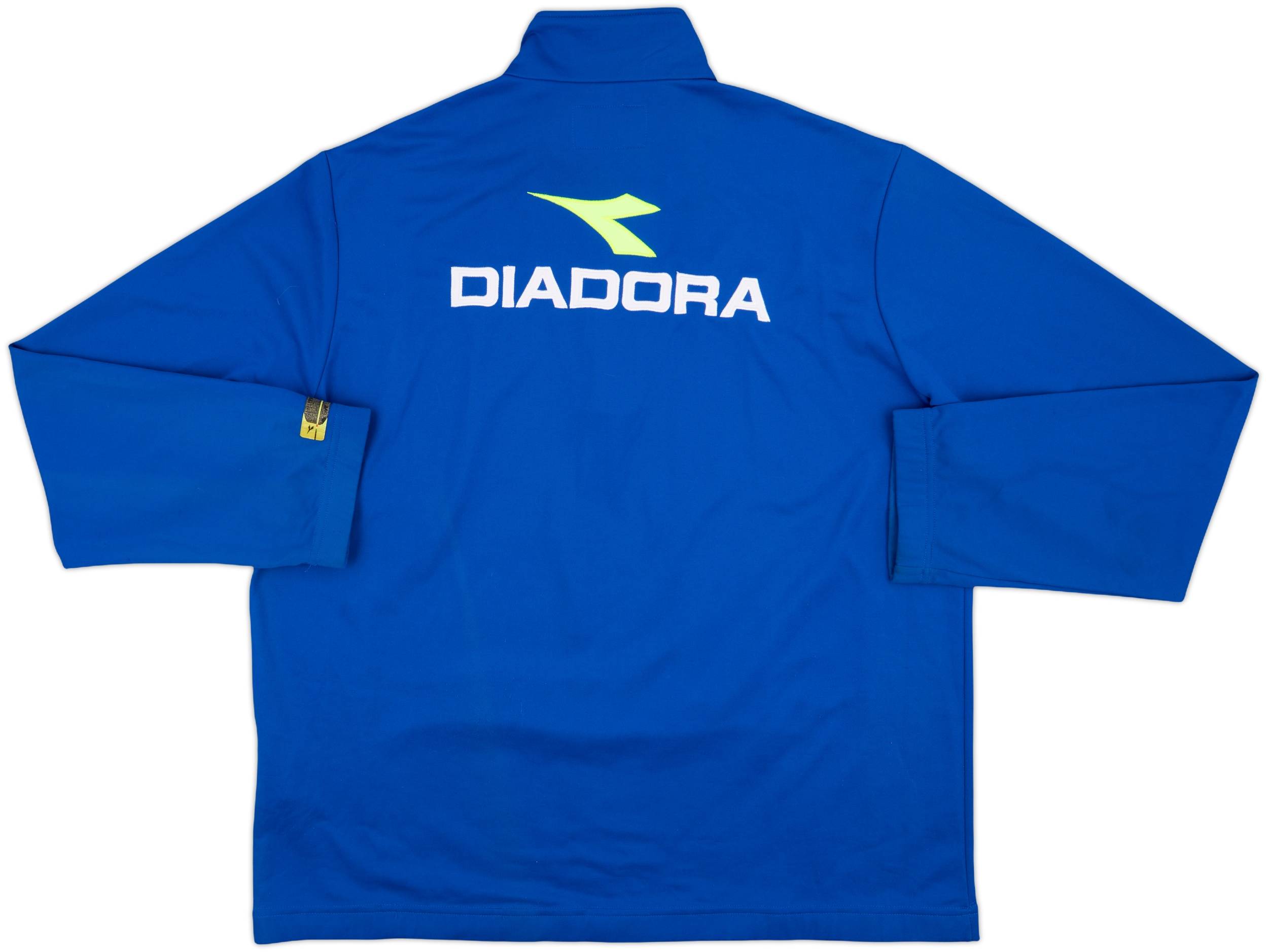 2006-08 Italy Diadora Referee 1/4 Zip Track Jacket - 7/10 - (XXL)