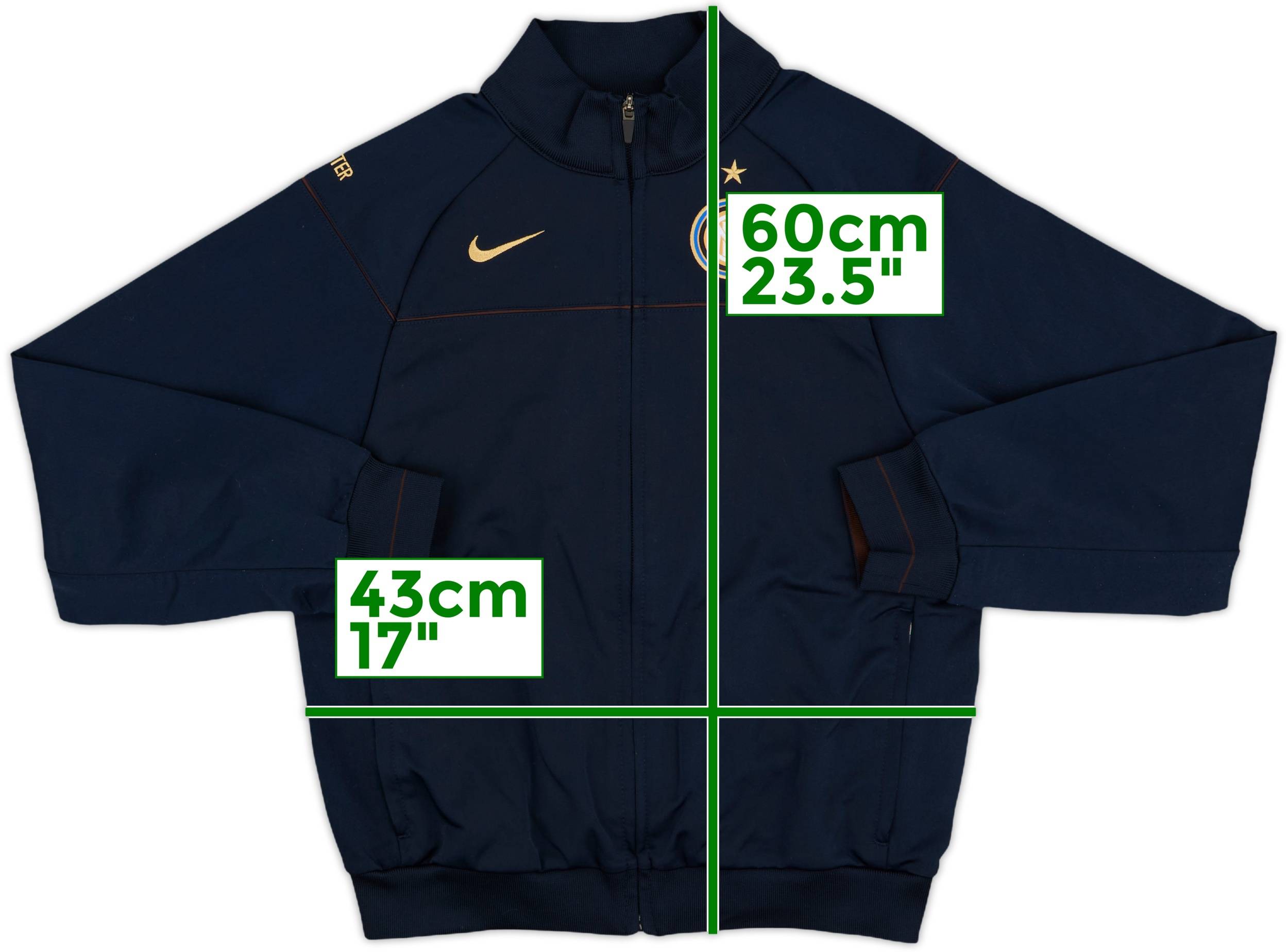 【美品・未使用・レア】Nike Inter Milan 長袖ジャージ インテル Inter Milano インテル 97/98 レトロジャケット(ブルー) 972