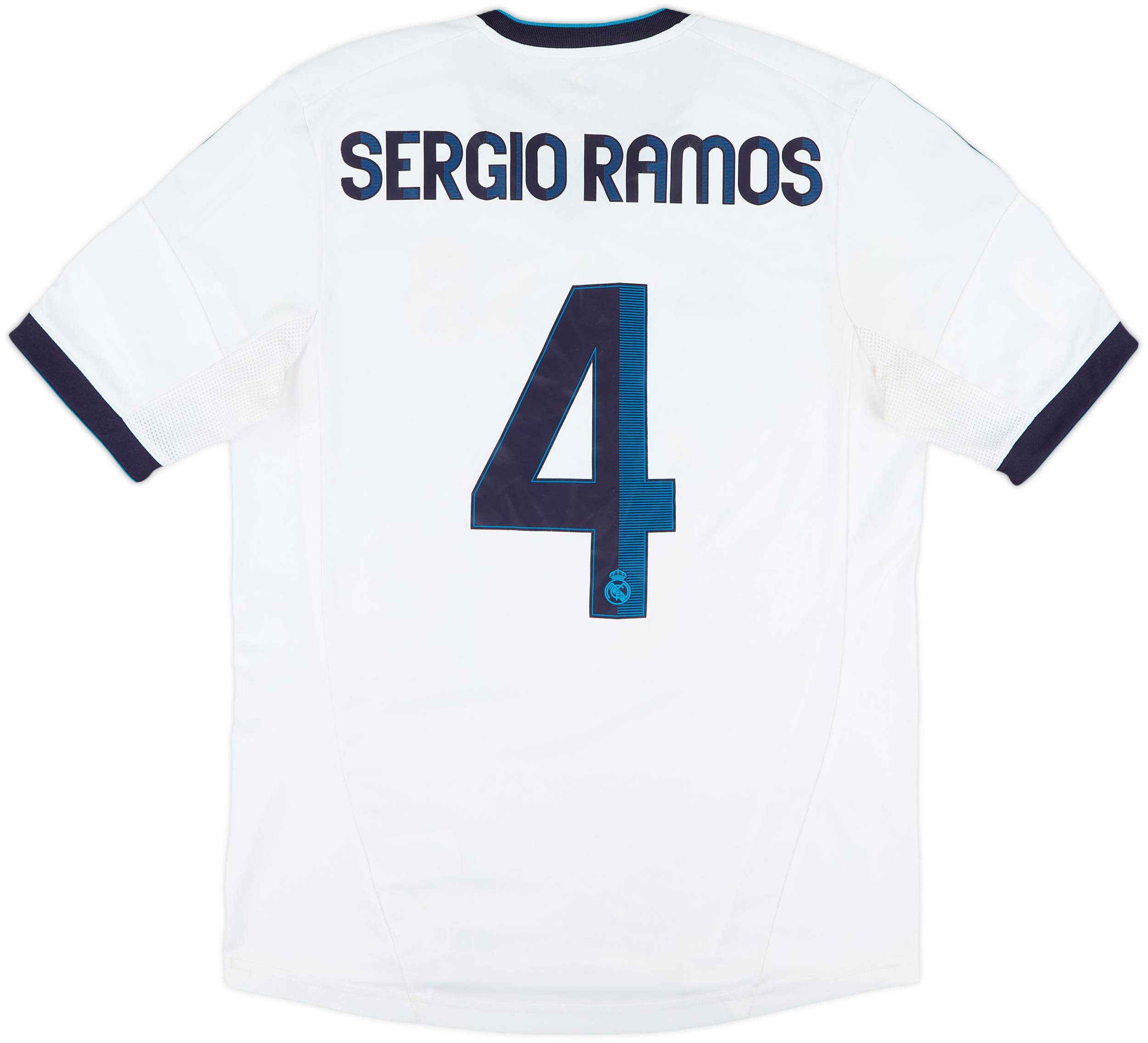 2012-13 Real Madrid Home Shirt Sergio Ramos #4 - 6/10 - (M)