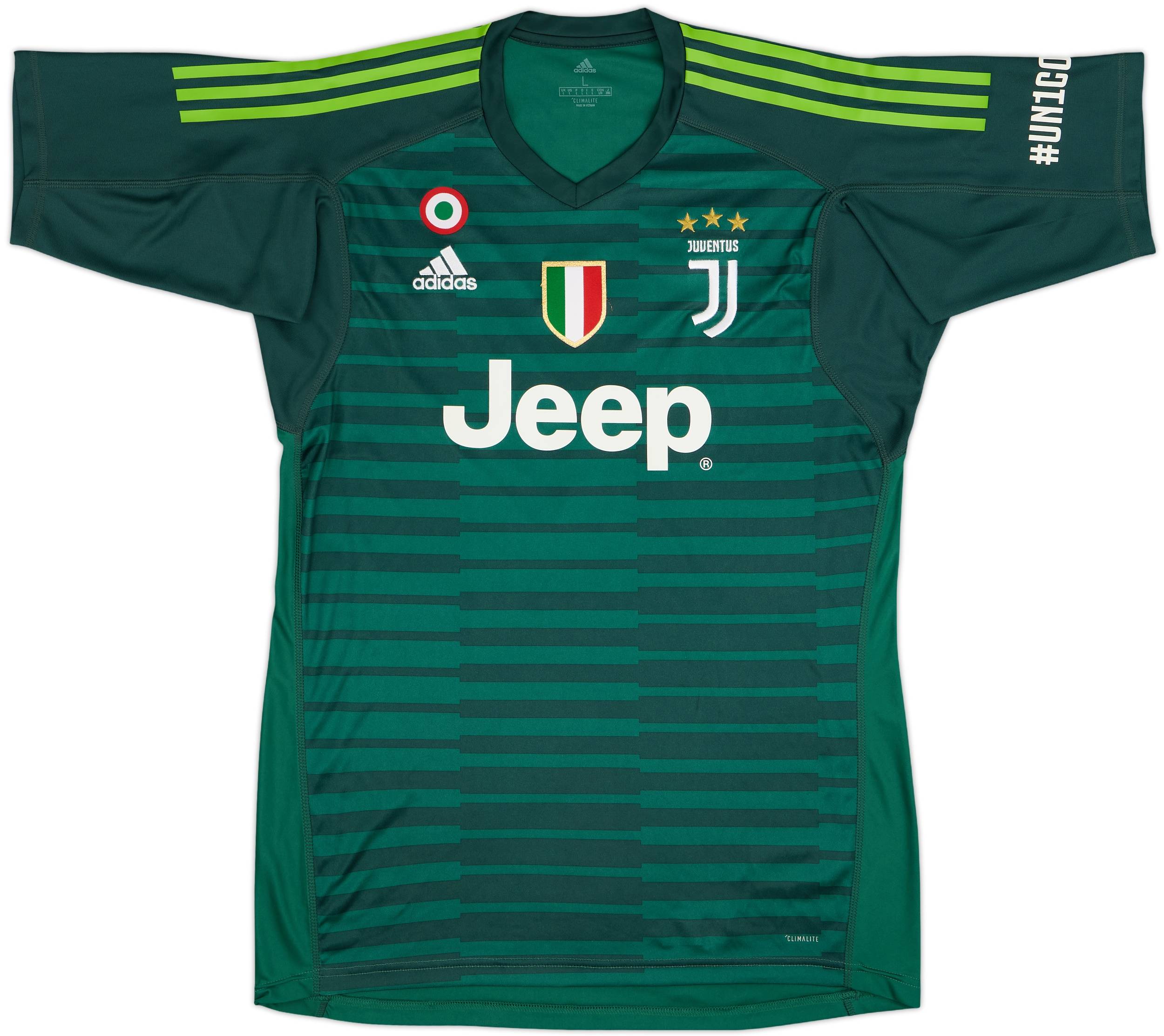 2018-19 Juventus GK S/S Shirt Buffon #1 - 8/10 - (L)