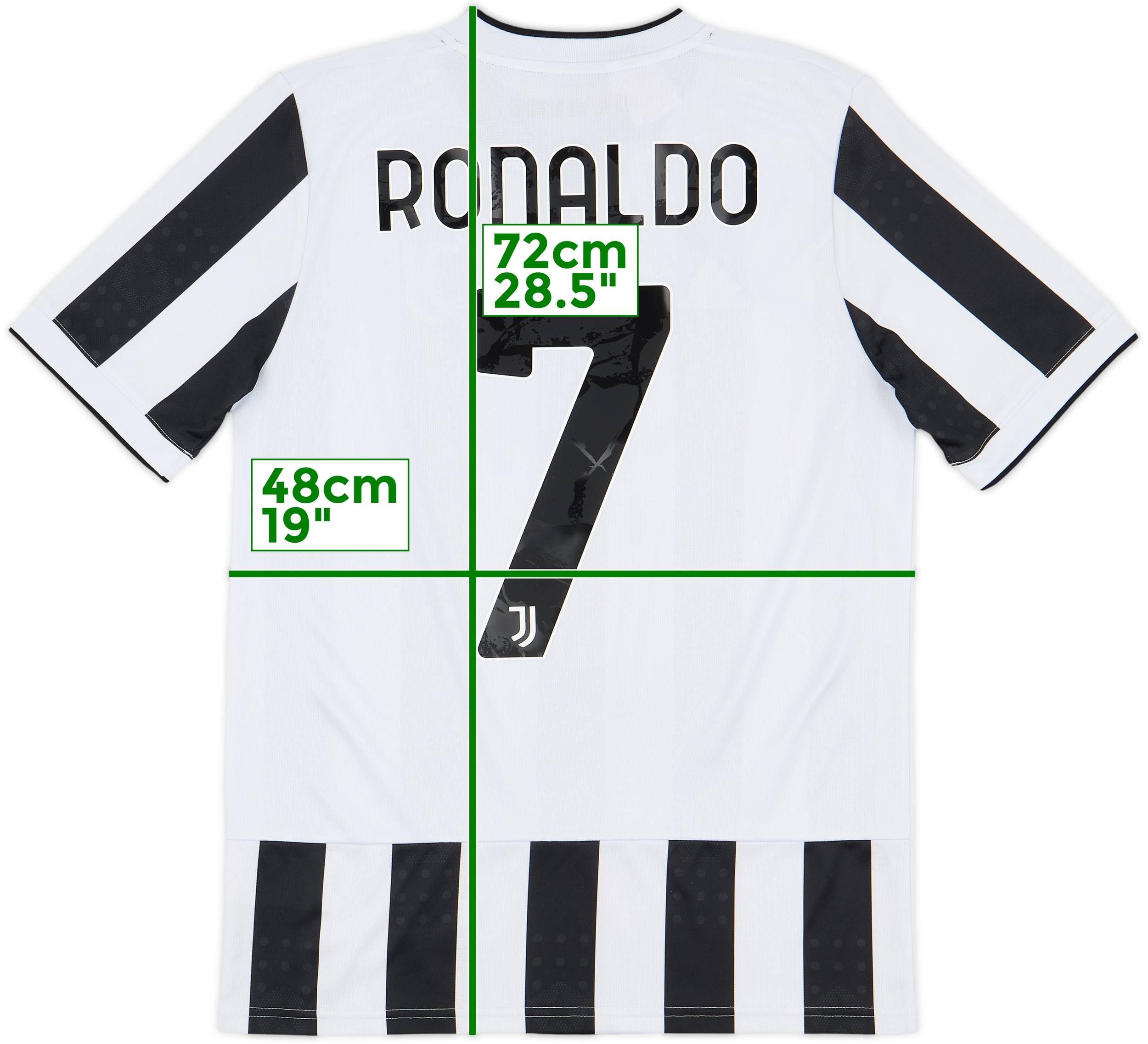 2021-22 Juventus Home Shirt Ronaldo #7 - 9/10 - (XL.Boys)