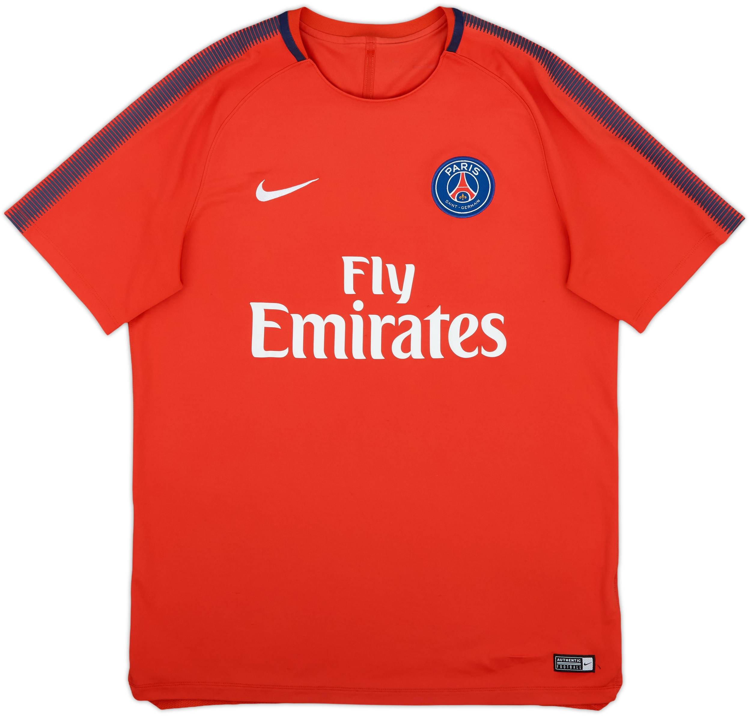 2017-18 Paris Saint-Germain Nike Training Shirt - 8/10 - (XL)