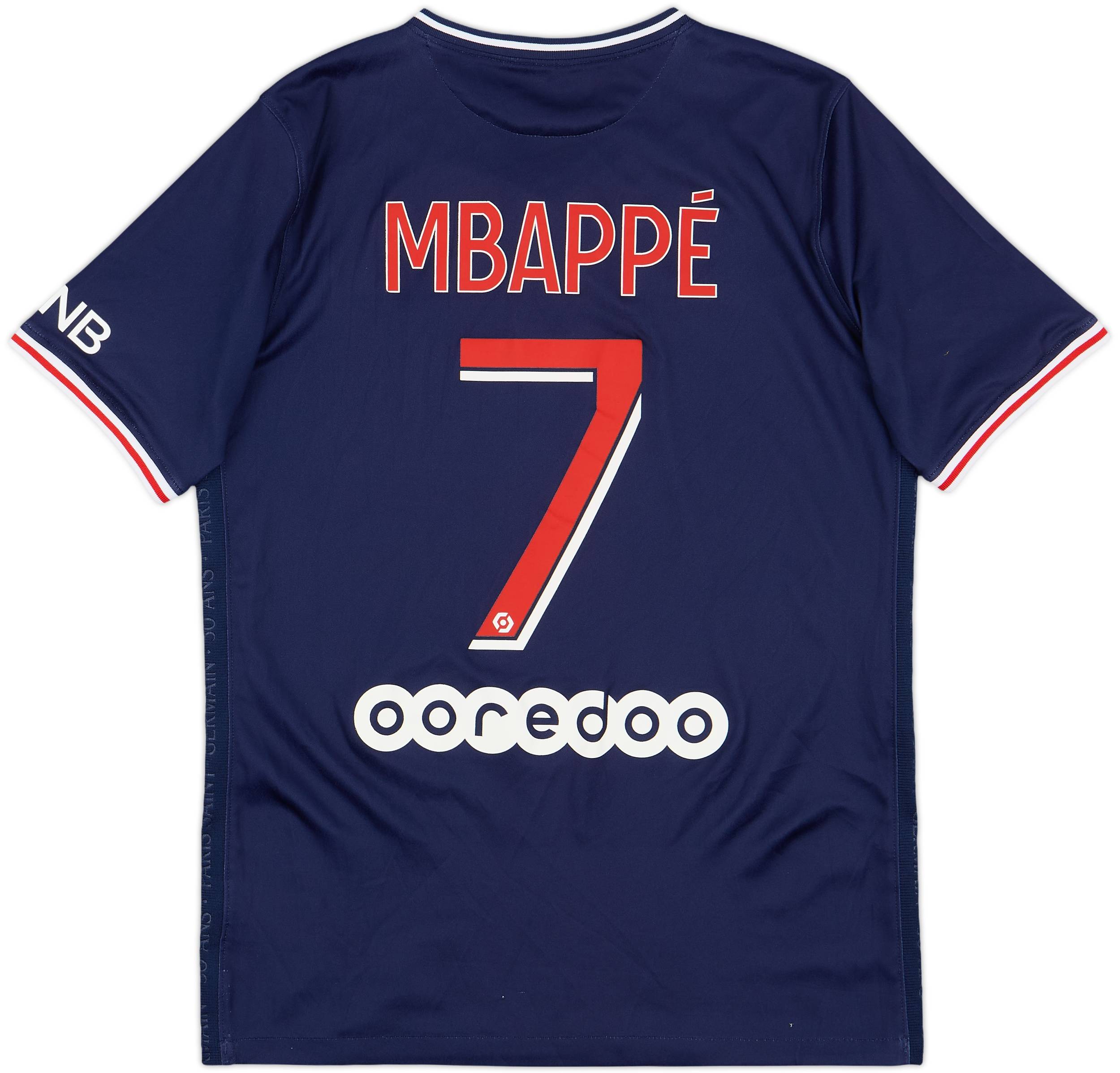 2020/21パリ・サンジェルマン/ NEW / L / #7 / MBAPPÉ 2020/21 PSG Home Jersey #7 Mbappe Small Nike Paris Saint