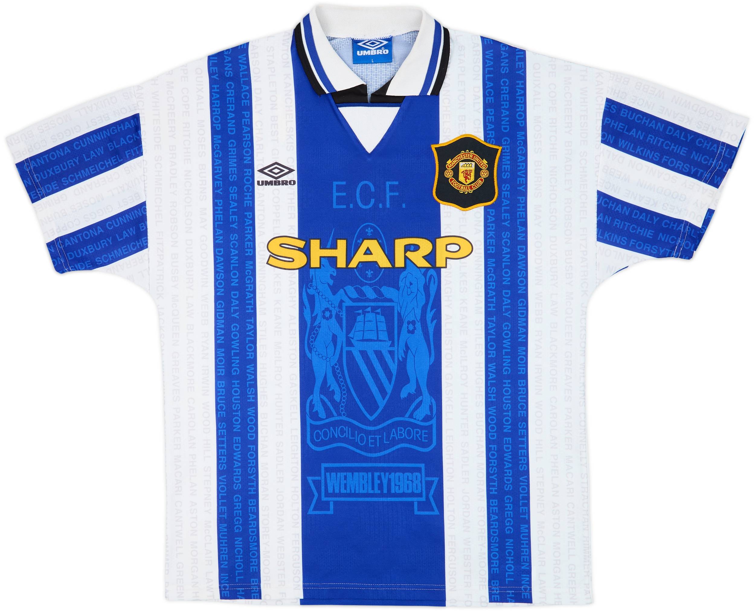 1994-96 Manchester United Third Shirt Cantona #7 - 10/10 - (L)