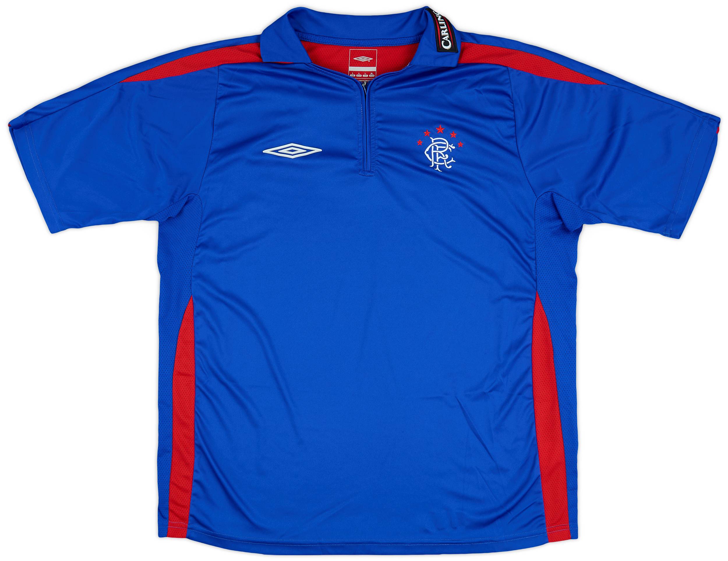 2006-07 Rangers Umbro 1/4 Zip Training Shirt - 10/10 - (L)