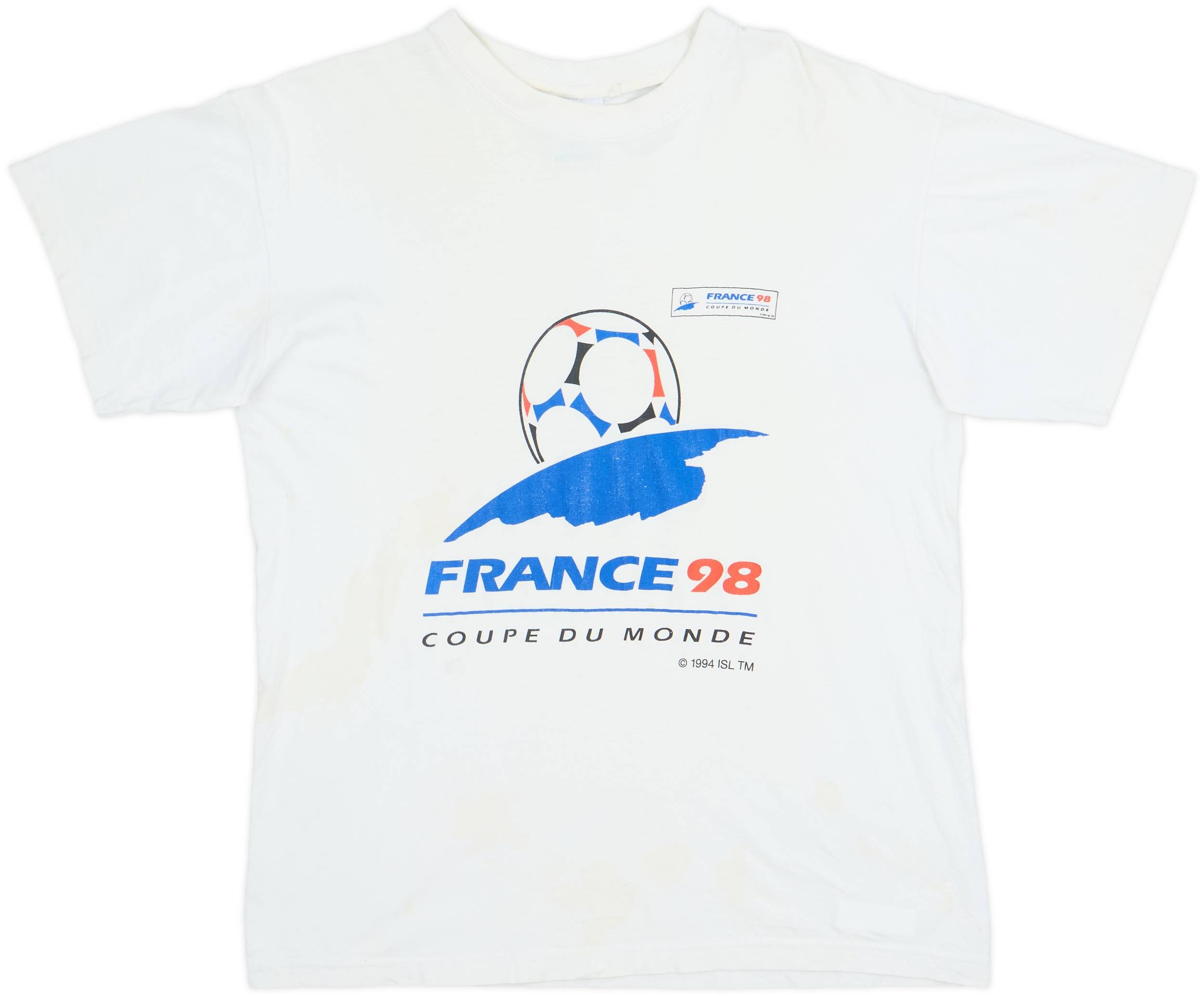 1998 France 98 Coupe Du Monde Graphic Tee - 6/10 - (S)