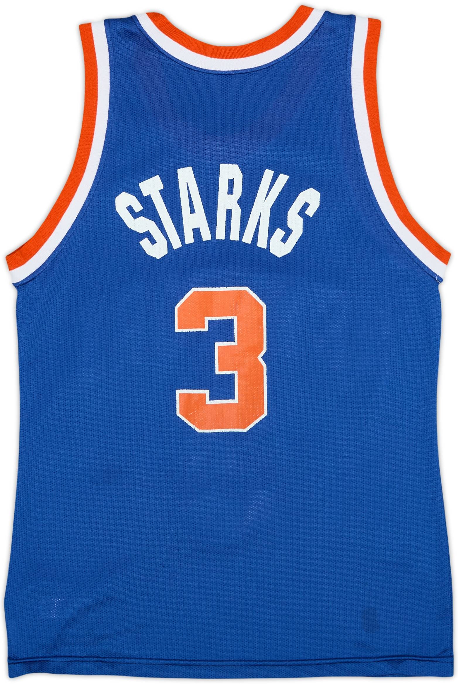 1990-95 New York Knicks Starks #3 Champion Away Jersey - 8/10 - (S)