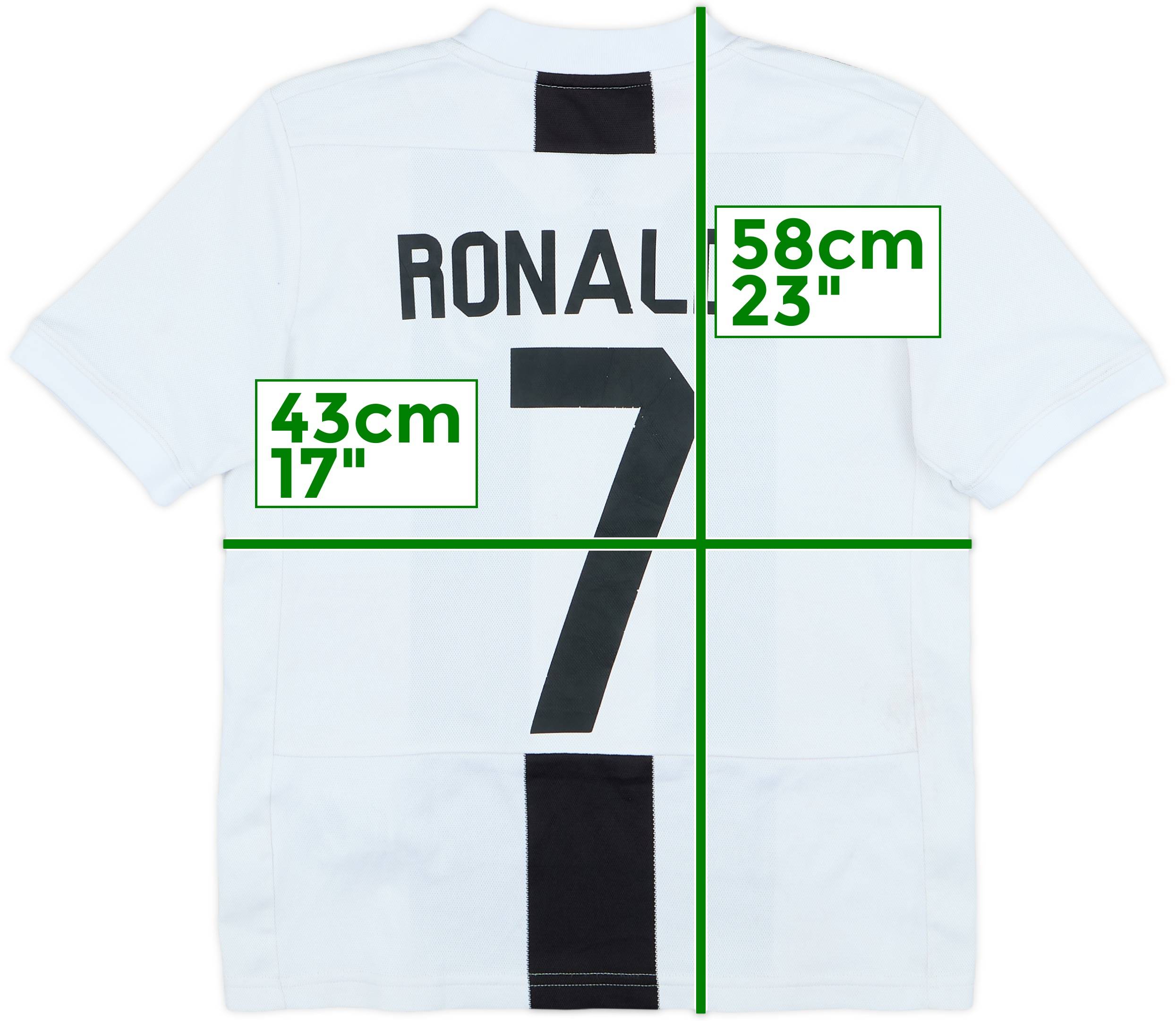 2018-19 Juventus Home Shirt Ronaldo #7 - 6/10 - (M.Boys)