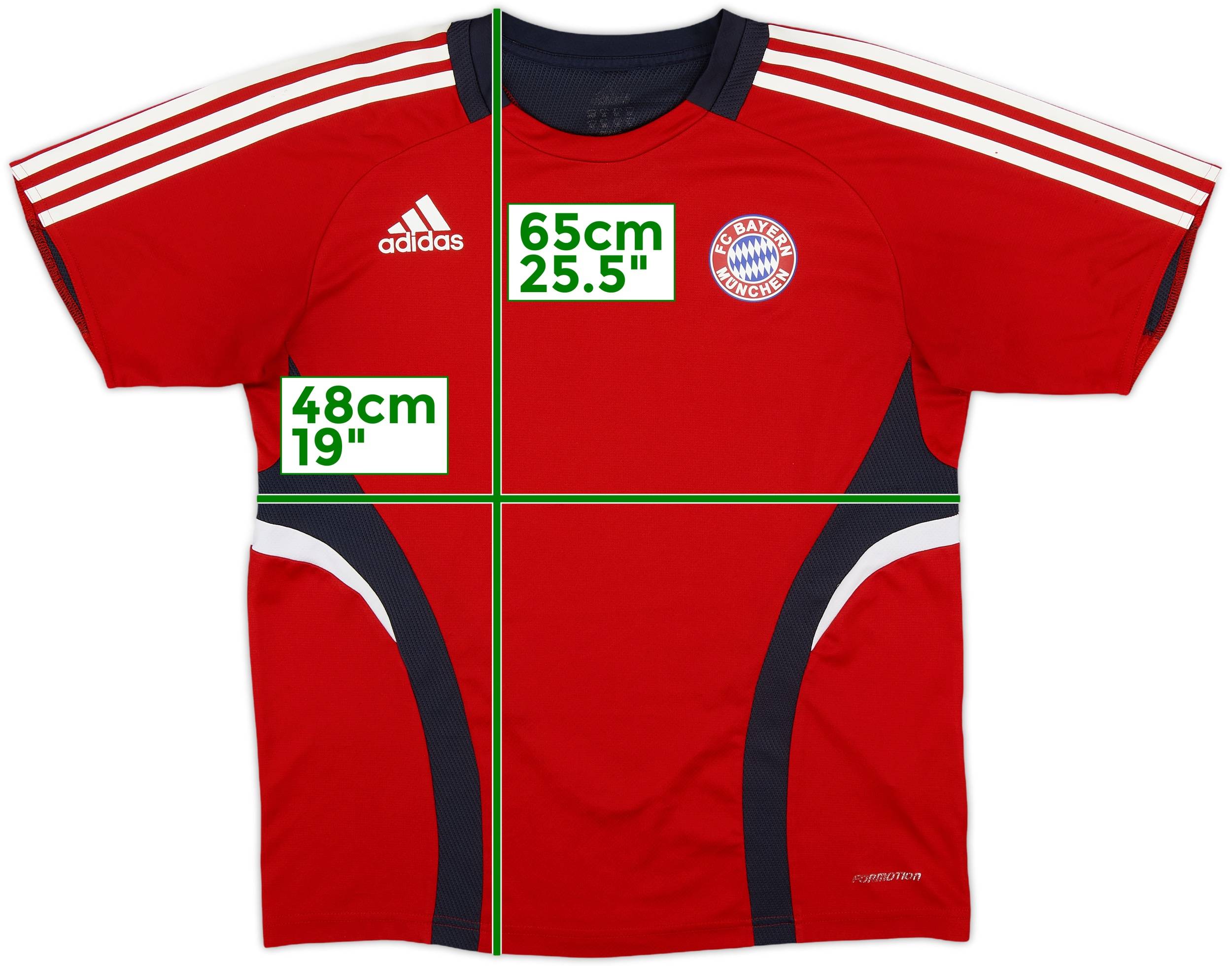 2008-09 Bayern Munich adidas Training Shirt - 9/10 - (M)