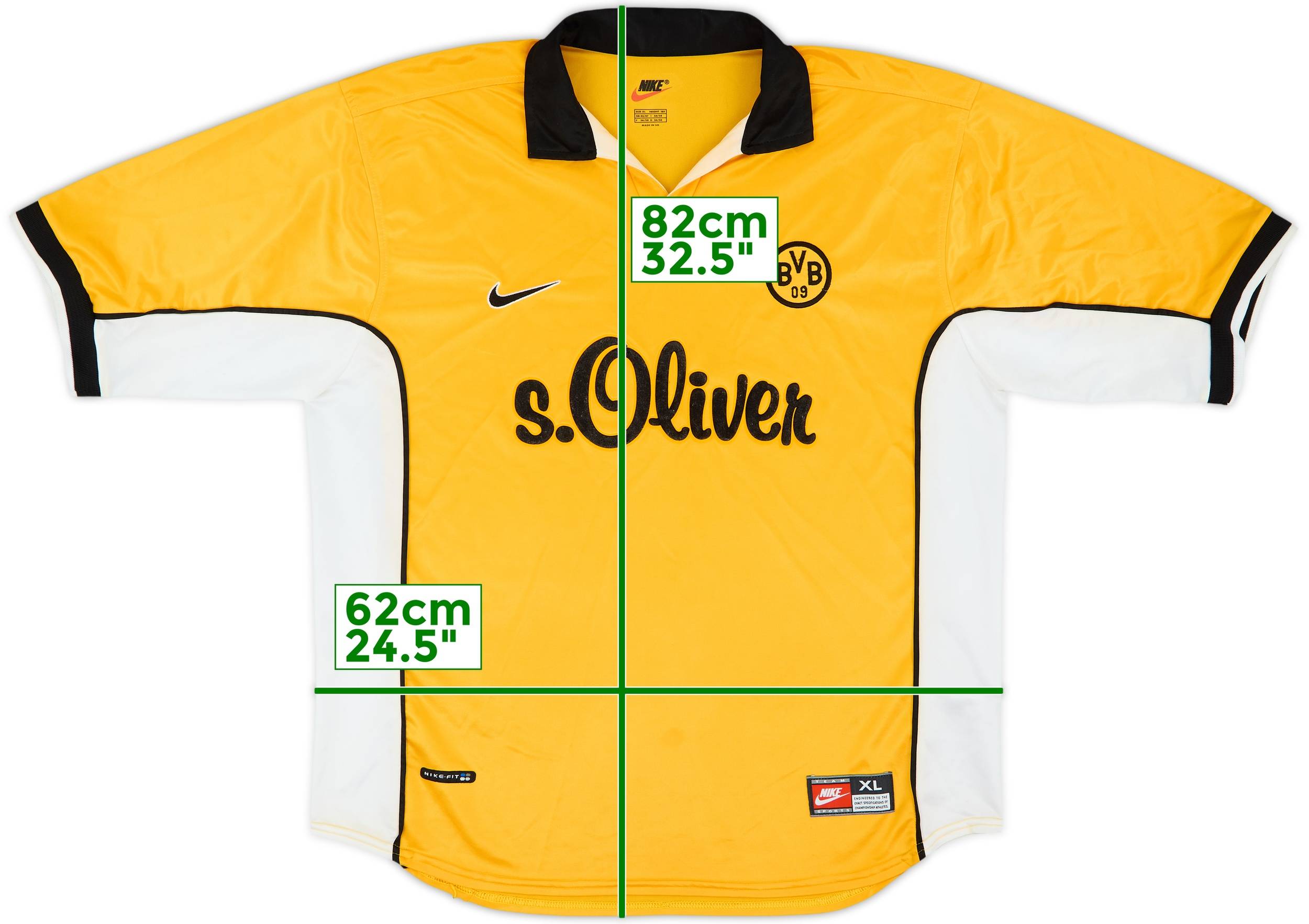 1998-00 Borussia Dortmund Home Shirt - 8/10 - (XL)