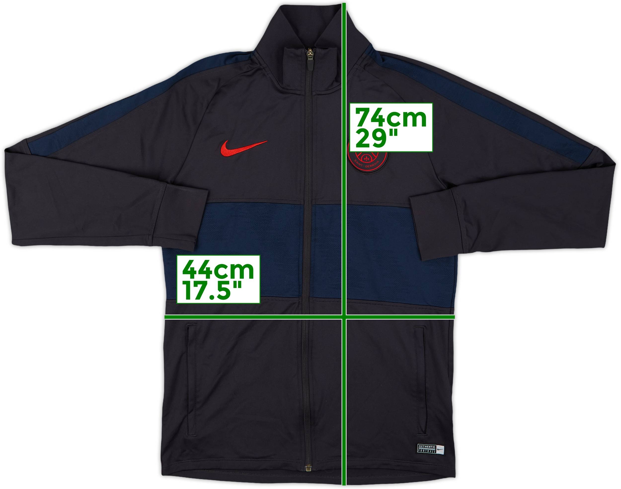 2019-20 Paris Saint-Germain Nike Track Jacket - 9/10 - (S)
