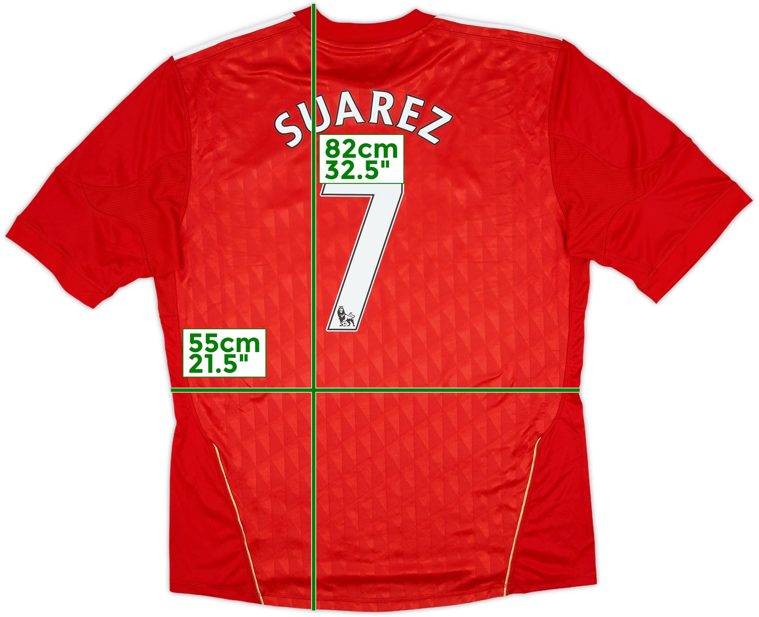 2010-12 Liverpool Home Shirt Suarez #7 - 6/10 - (XL)