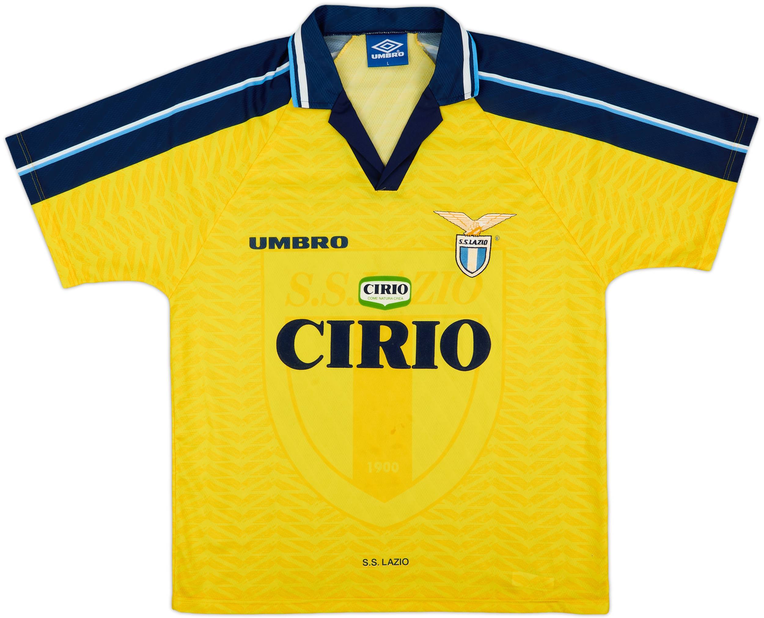SS Lazio SSラツィオ 3rd ユニフォーム UMBRO アンブロ 1996-98 Lazio Third Shirt - 9/10 - (L)