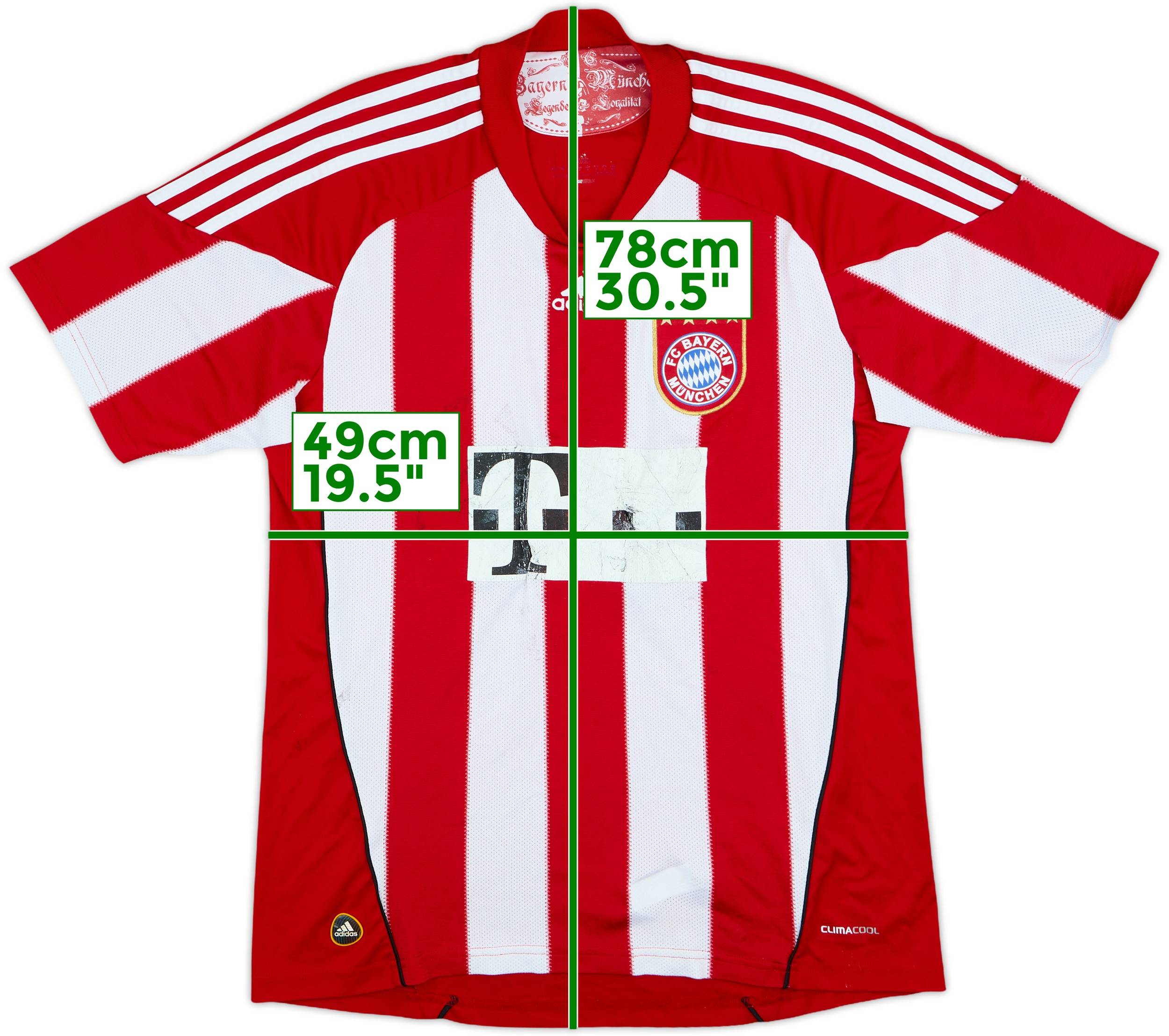 2010-11 Bayern Munich Home Shirt - 4/10 - (L)