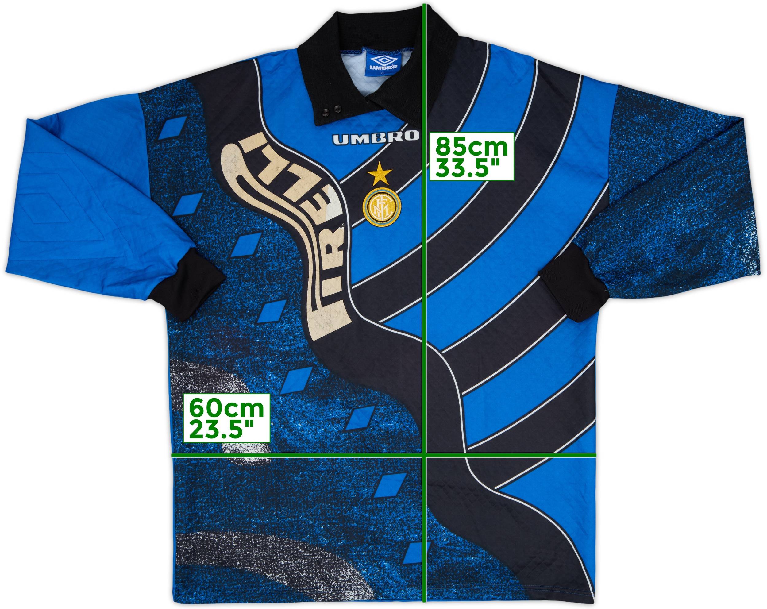 1995-96 Inter Milan GK Shirt - 8/10 - (XL)