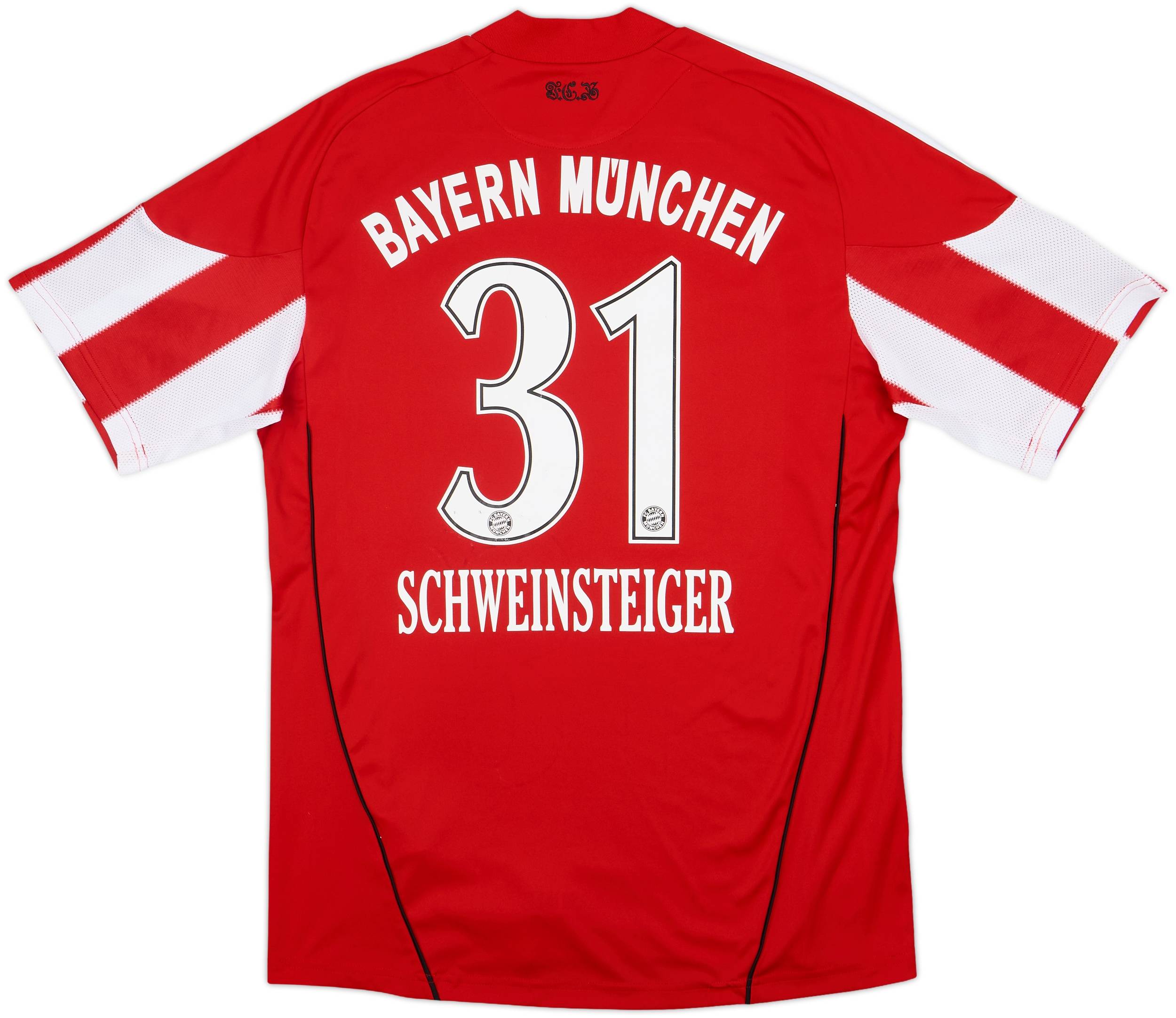 10-11 FC Bayern Munich Game shirt バイエルン 2010-11 Bayern Munich Home Shirt Schweinsteiger #31 - 6/10 - (M)