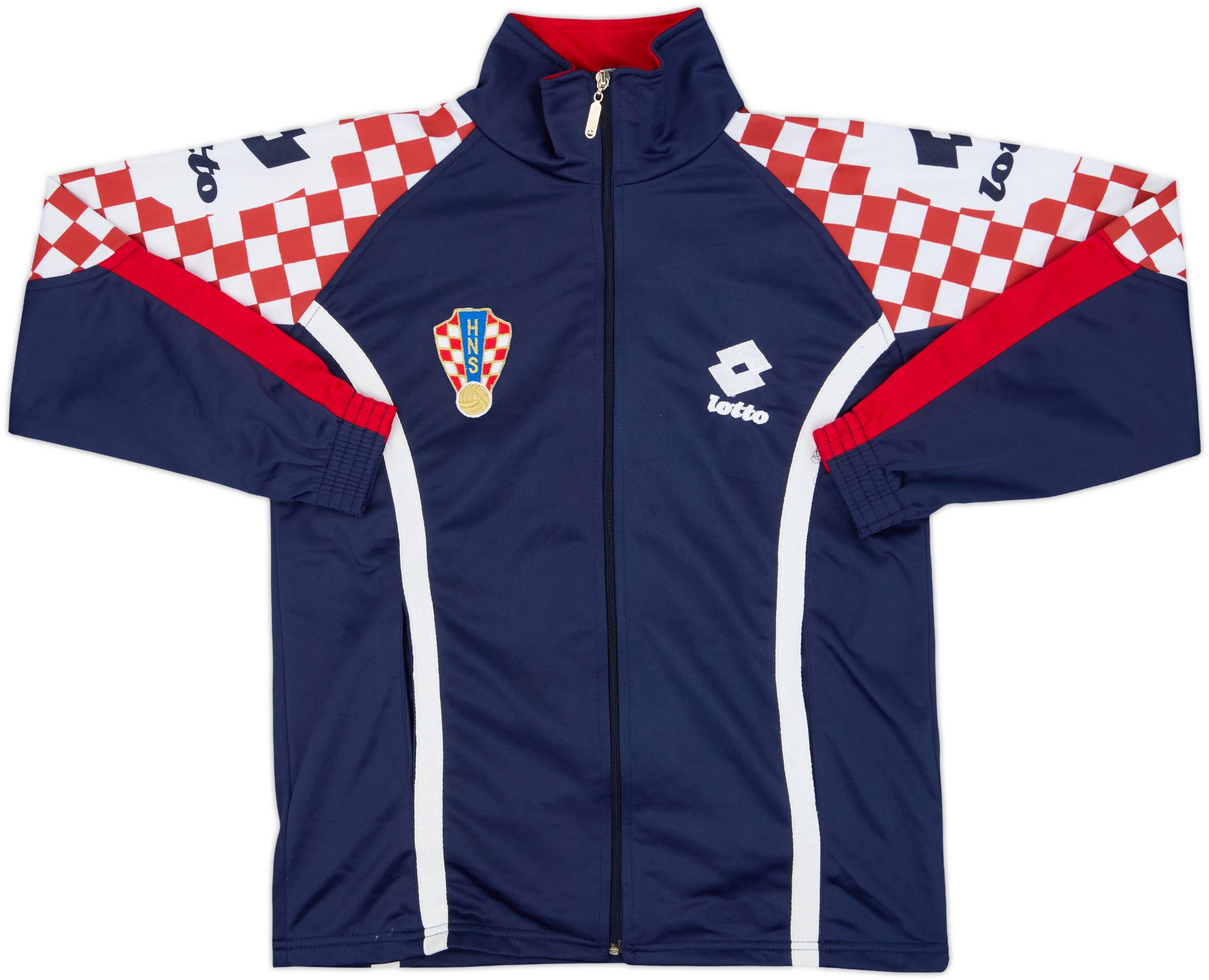 1996-98 Croatia Lotto Track Jacket - 8/10 - (XL.Boys)
