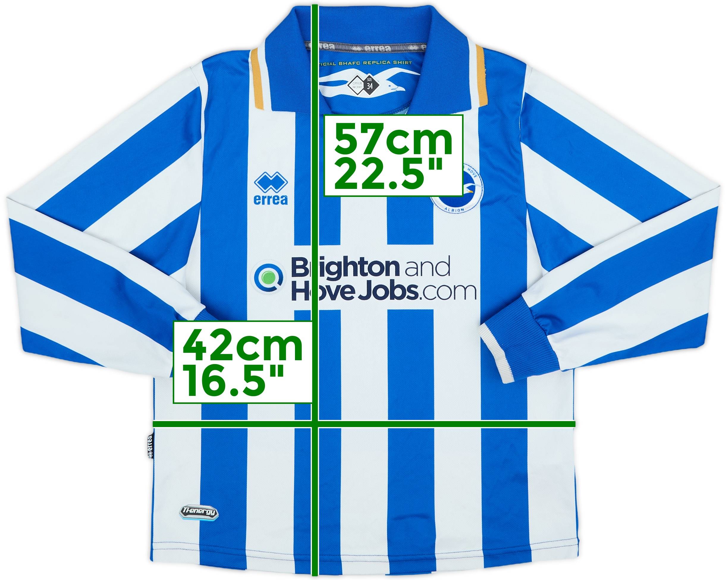 2011-13 Brighton Home L/S Shirt - 8/10 - (M.Boys)