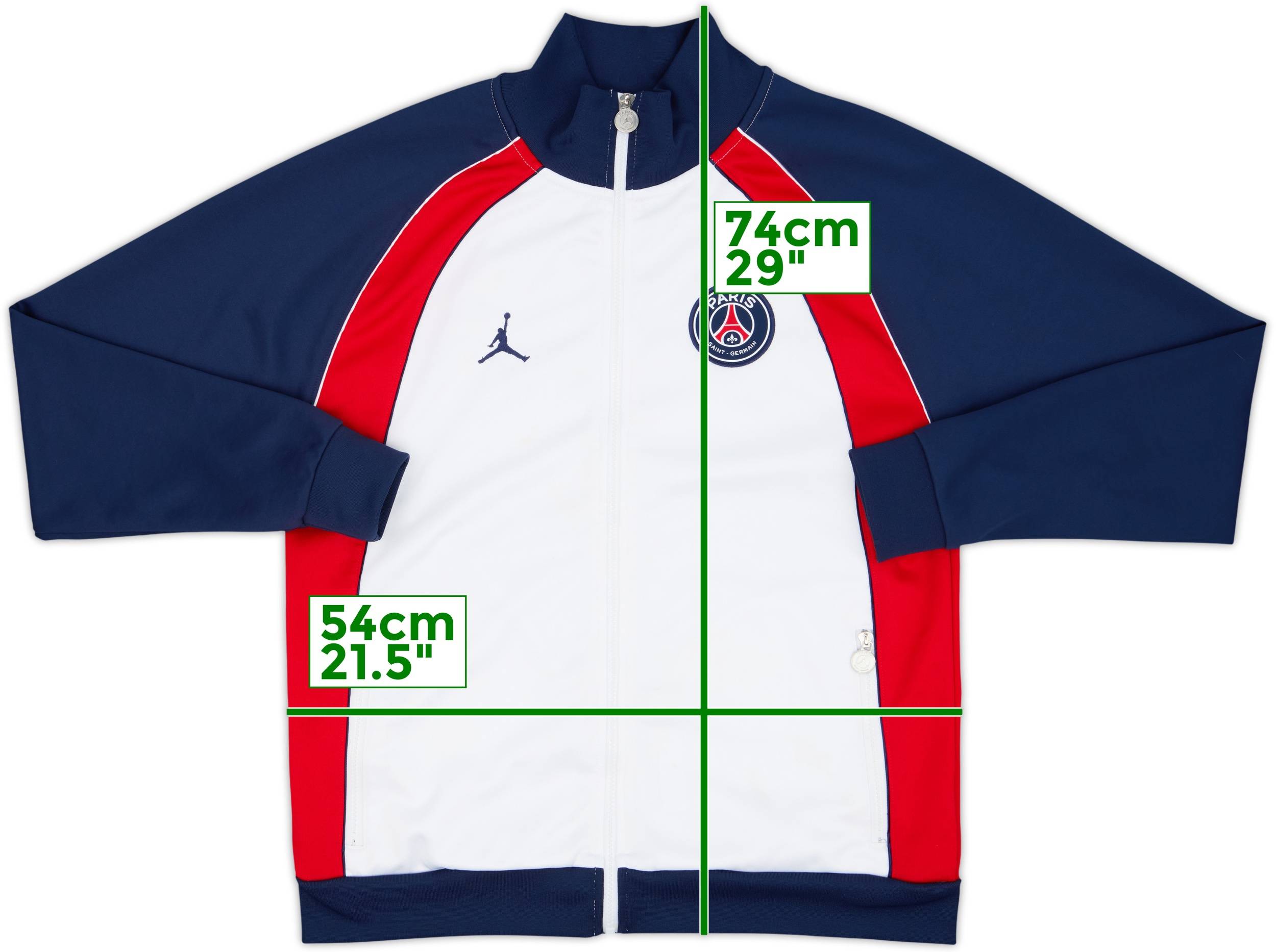 2021-22 Paris Saint-Germain Jordan Track Jacket - 7/10 - (M)