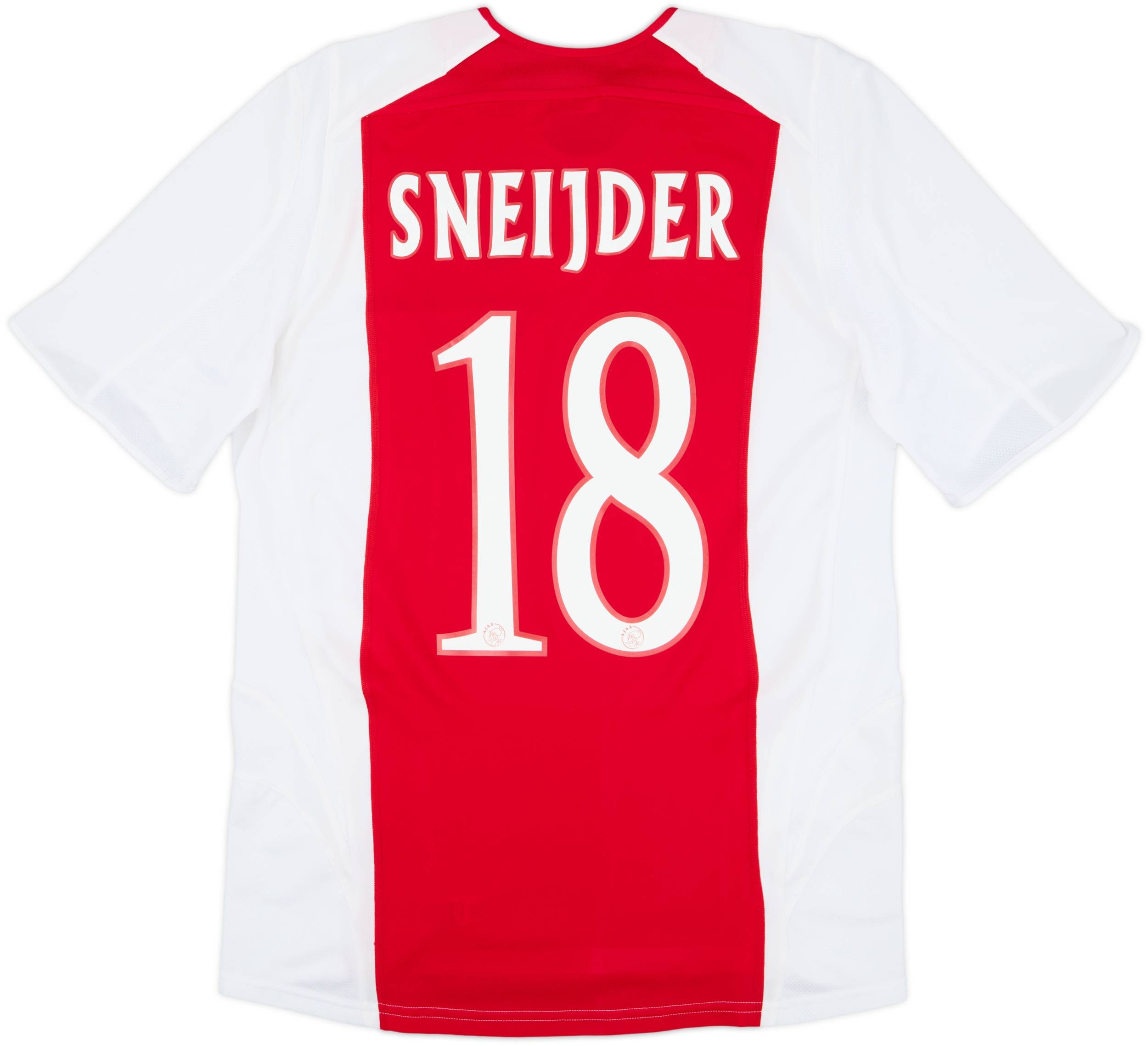 アヤックス 05/06 #18 スナイデル ユニフォーム 2005-06 Ajax Home Shirt Sneijder #18 - 9/10 - (S)