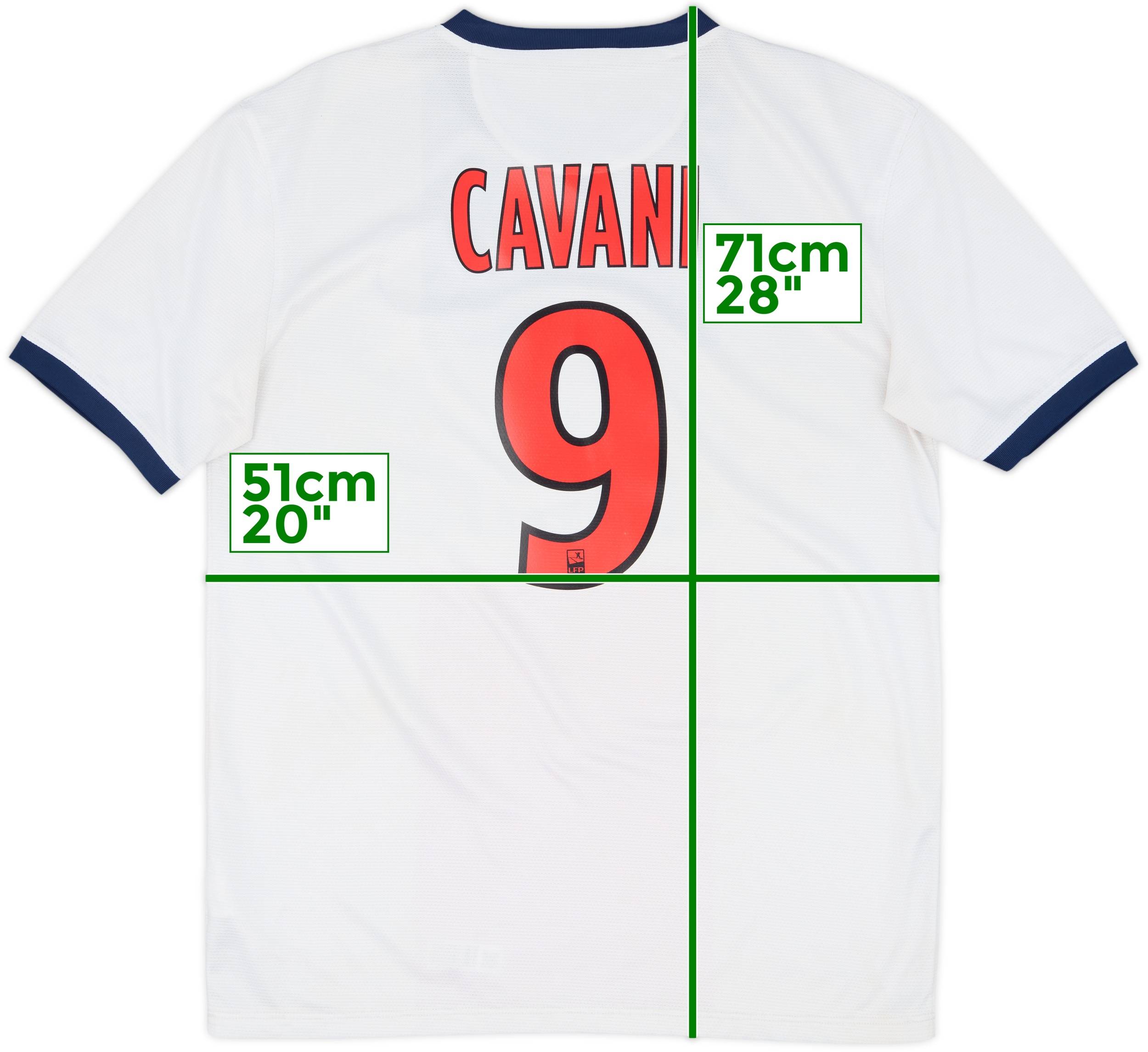 2013-14 Paris Saint-Germain Away Shirt Cavani #9 - 8/10 - (M)