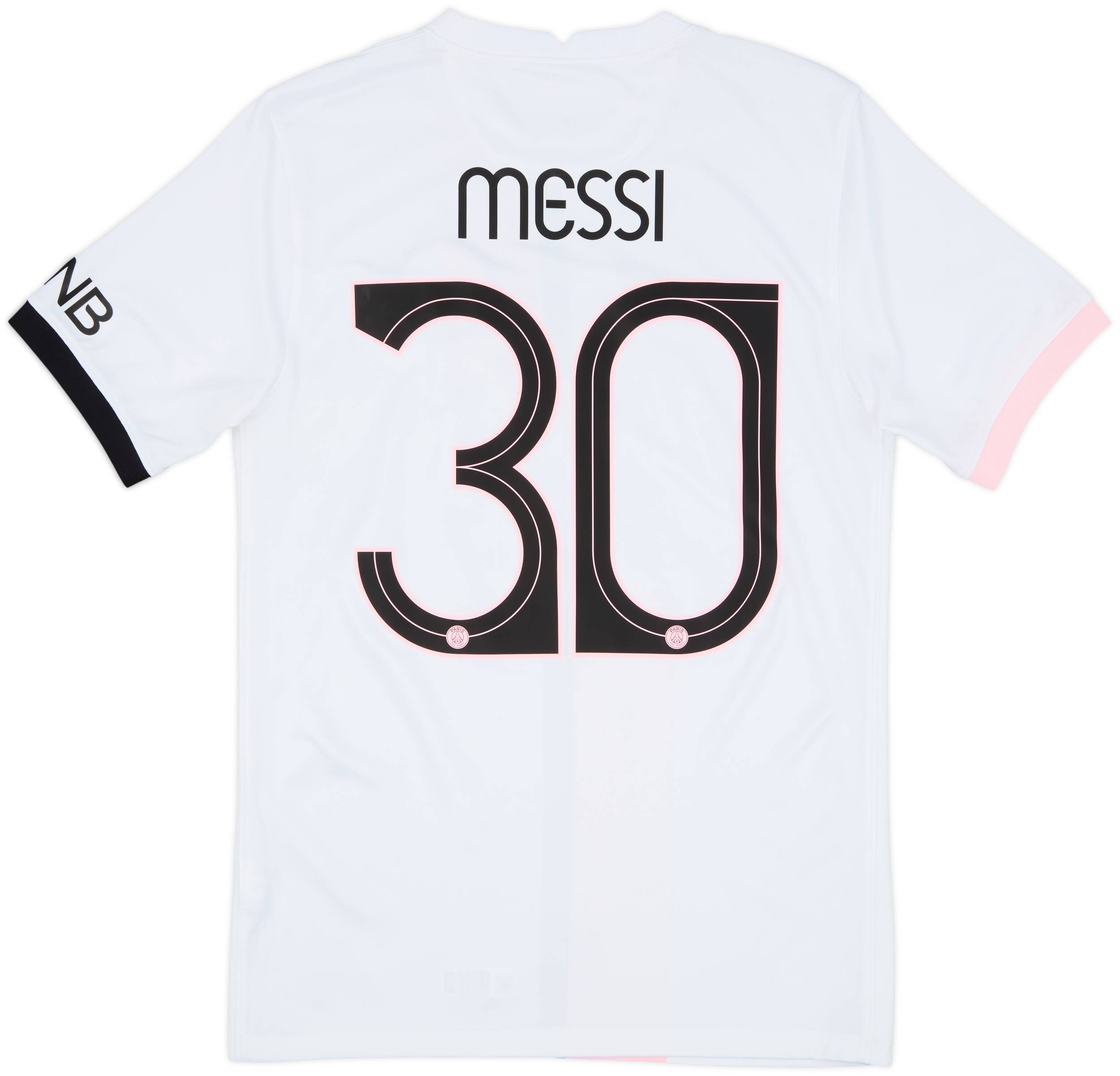 2021-22 Paris Saint-Germain Away Shirt Messi #30 - 6/10 - (S)
