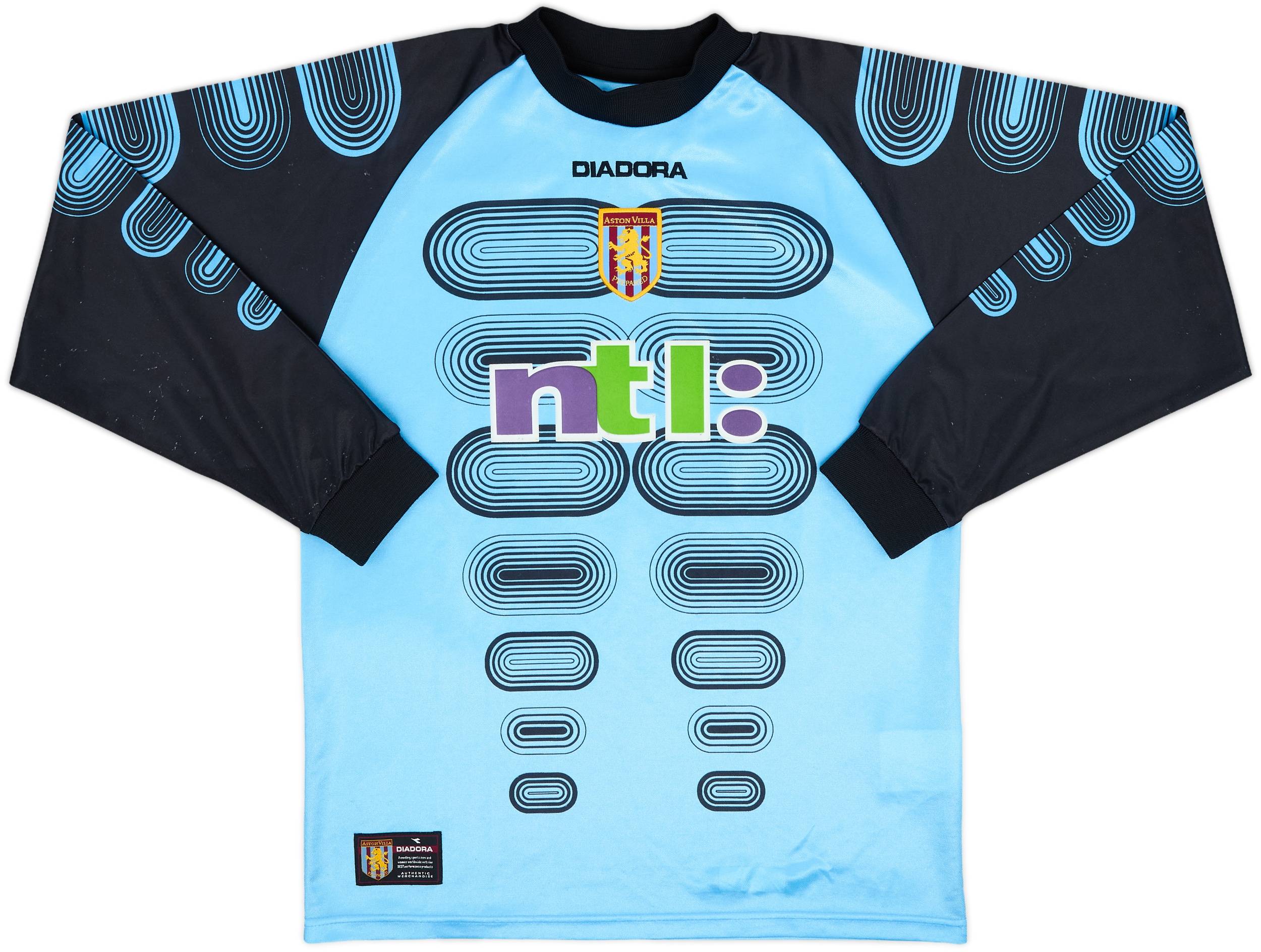 2001-02 Aston Villa GK Shirt - 8/10 - (S)