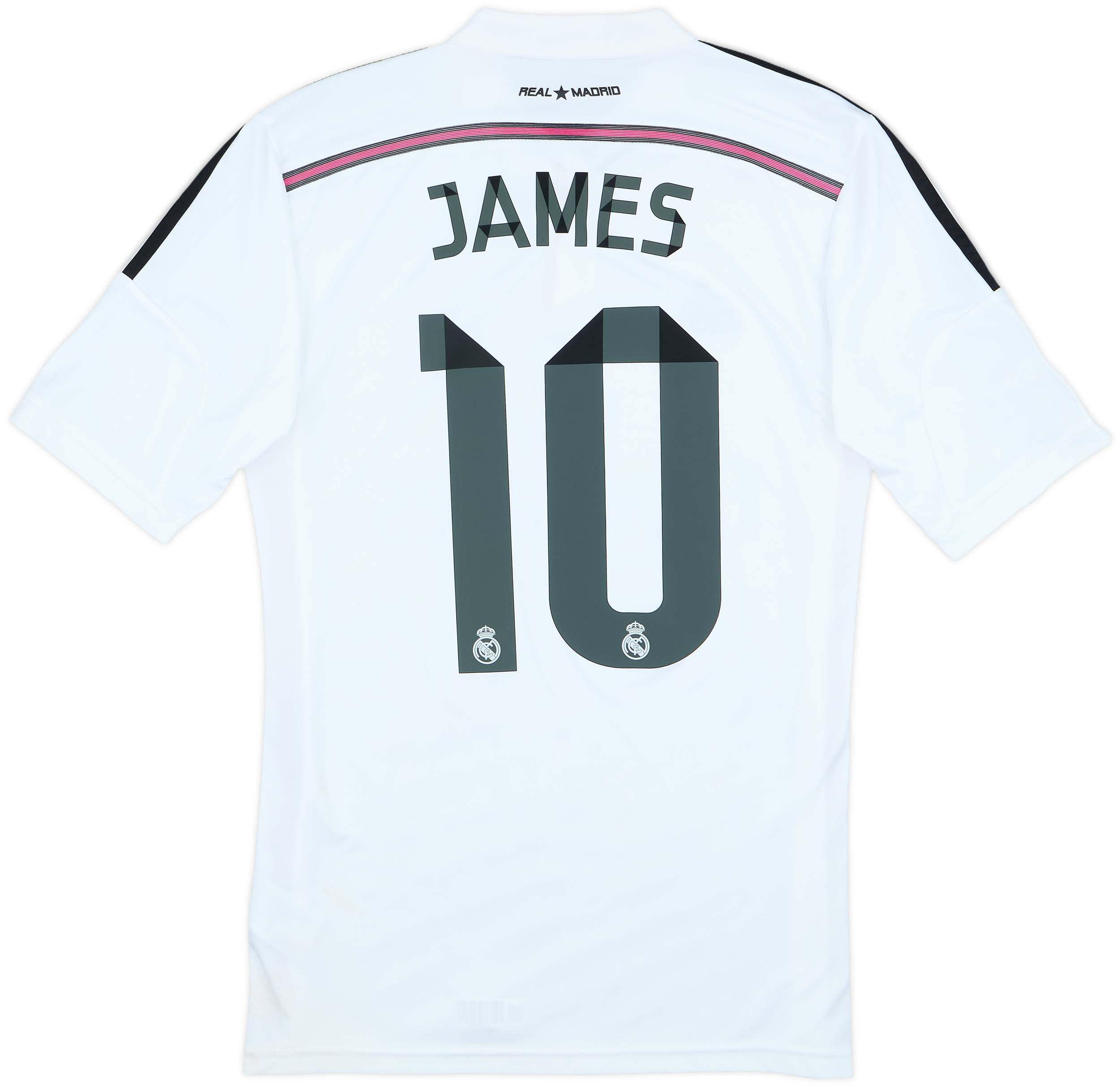 2014-15 Real Madrid Home Shirt James #10 - 7/10 - (S)