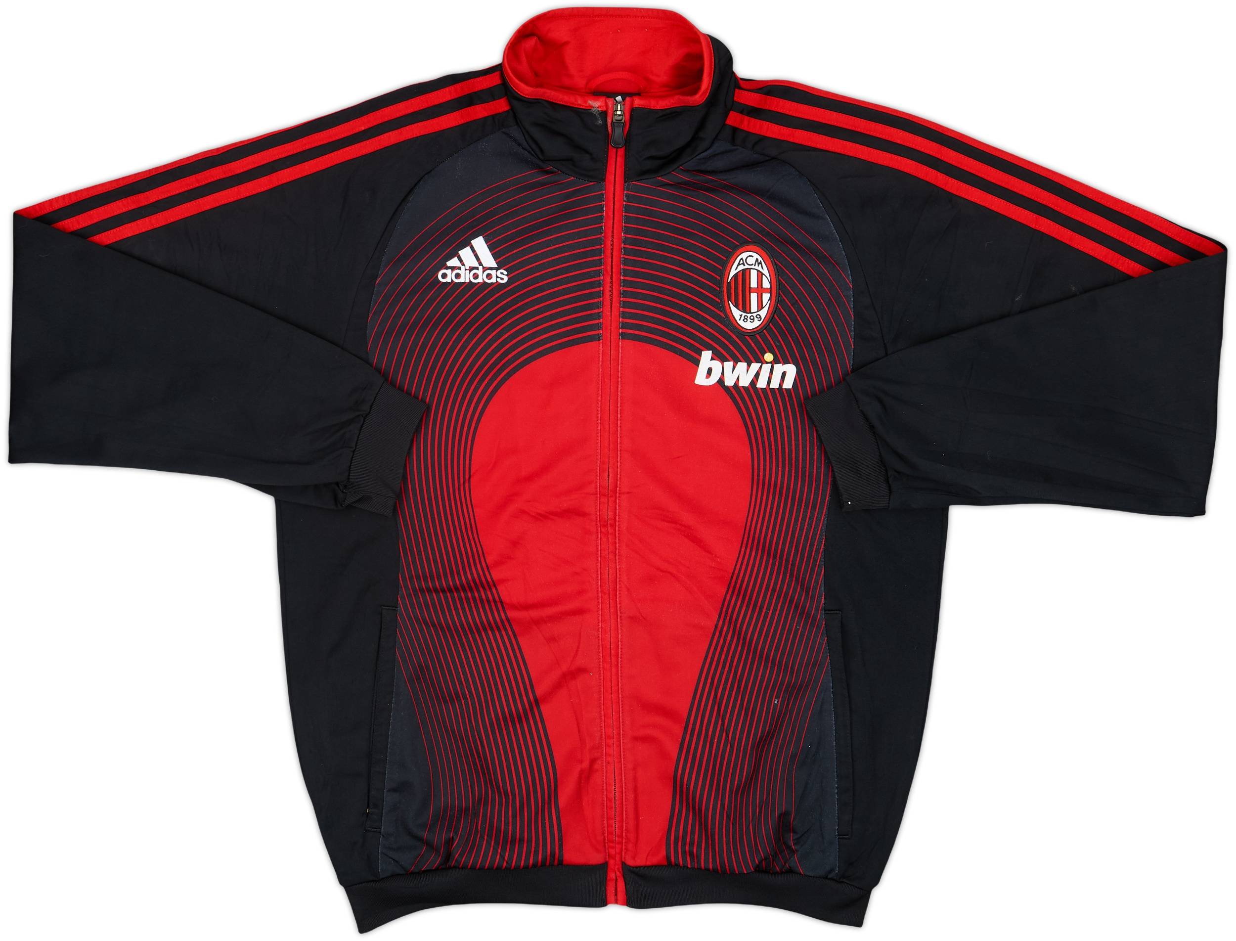2006-07 AC Milan adidas Track Jacket - 5/10 - (M)