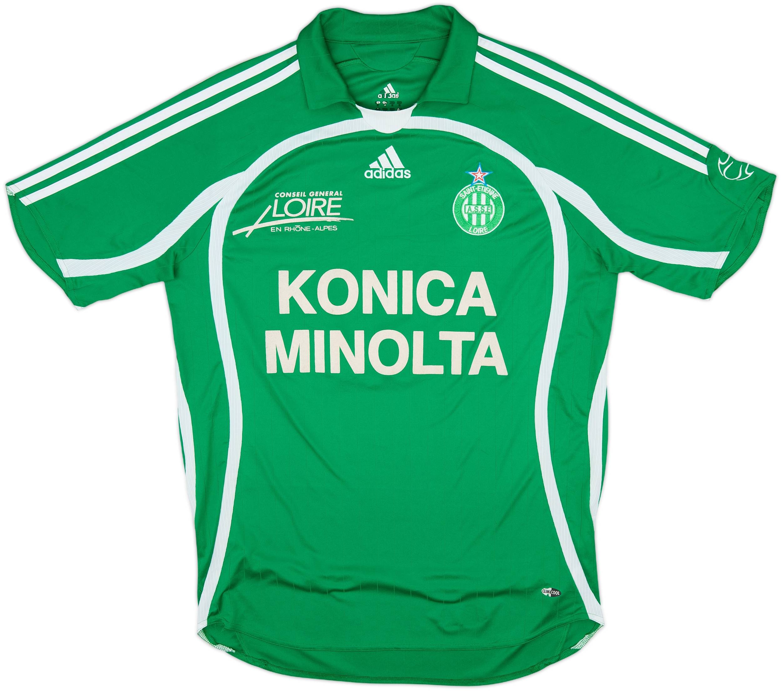 2006-07 Saint Etienne Home Shirt Gomis #18 - 8/10 - (M)