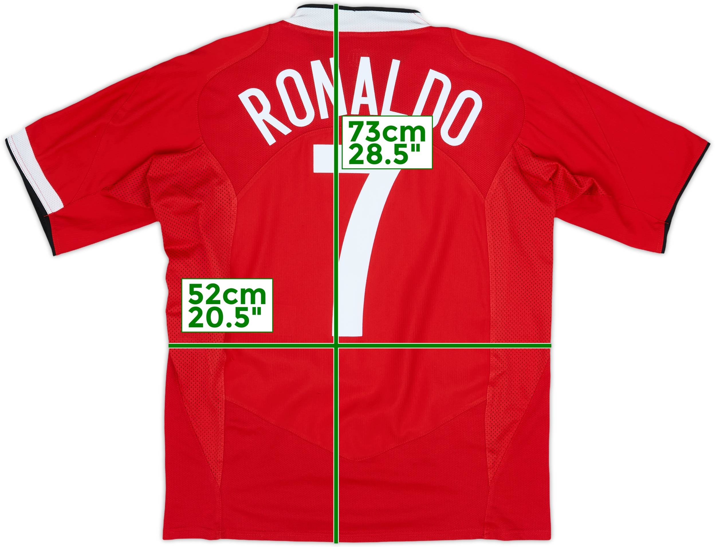 2004-06 Manchester United Home Shirt Ronaldo #7 - 7/10 - (M)