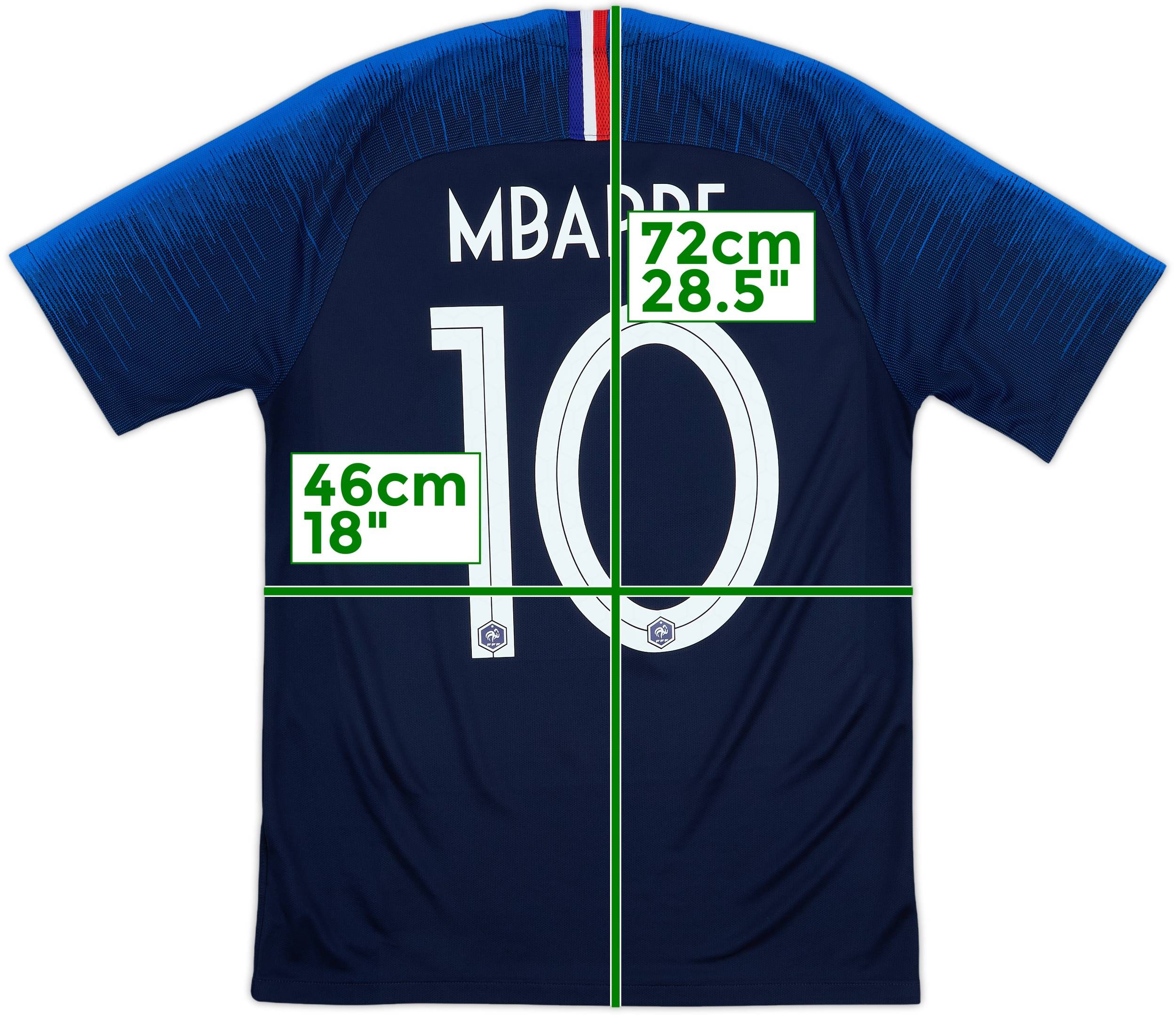 2018 France Home Shirt Mbappe #10 - 7/10 - (S)