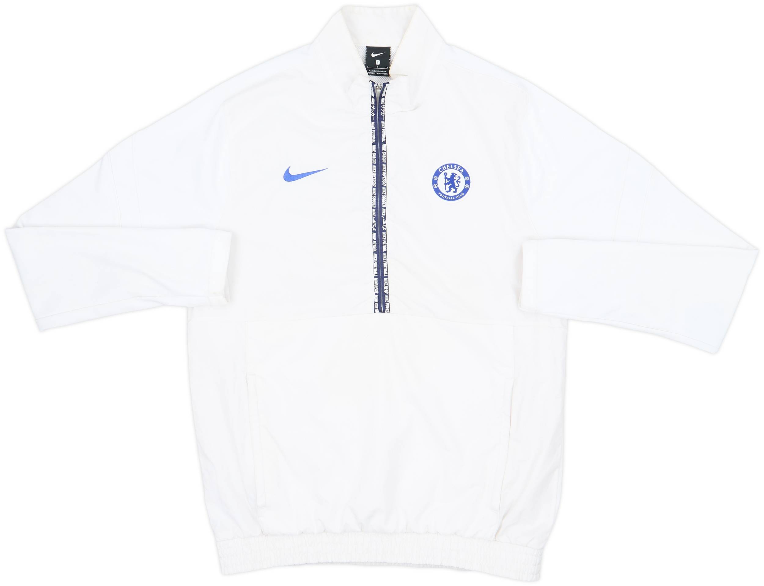 2020-21 Chelsea Nike 1/2 Zip Drill Top - 7/10 - (S)