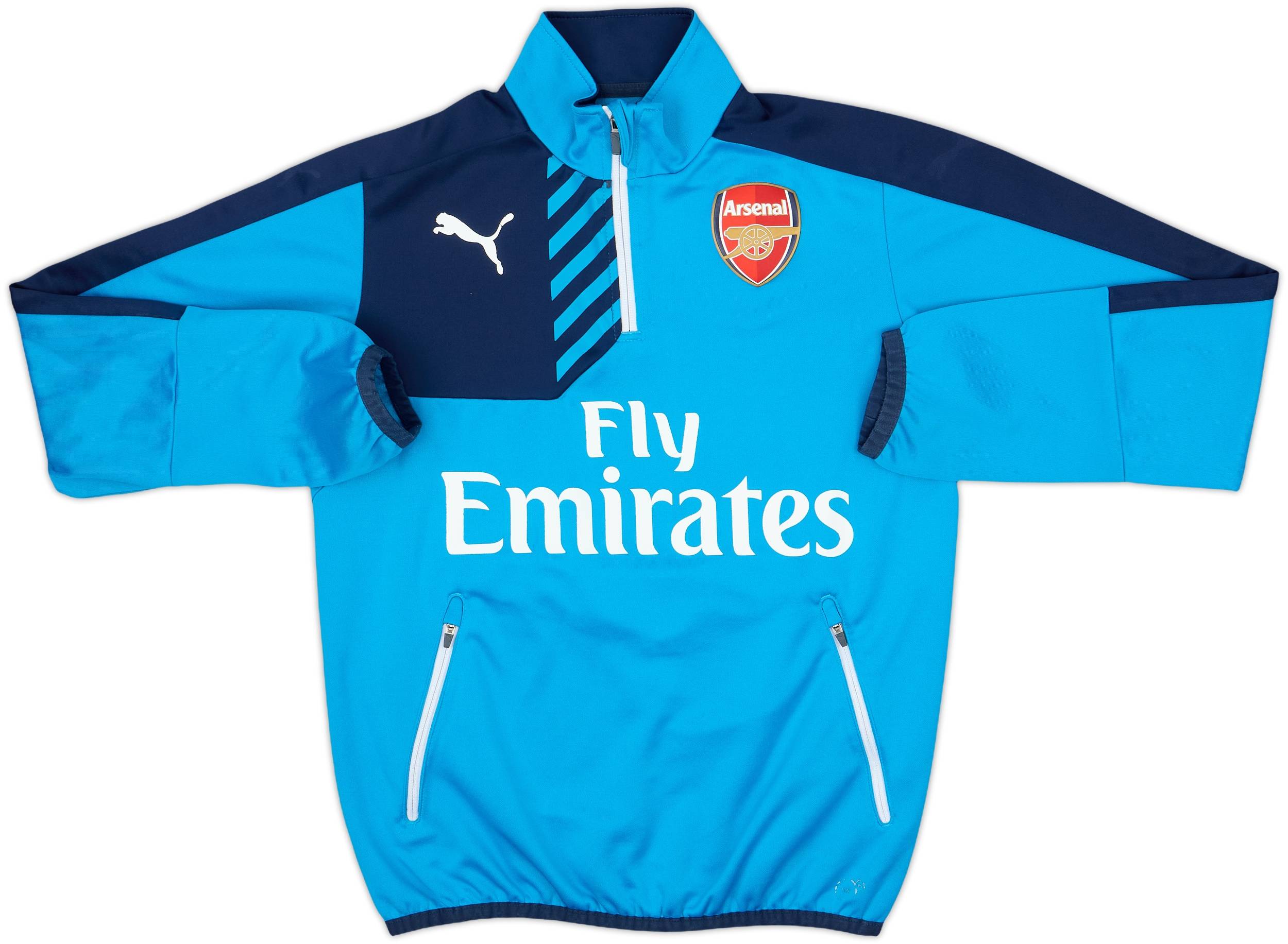 2015-16 Arsenal Puma 1/4 Zip Drill Top - 7/10 - (L.Boys)
