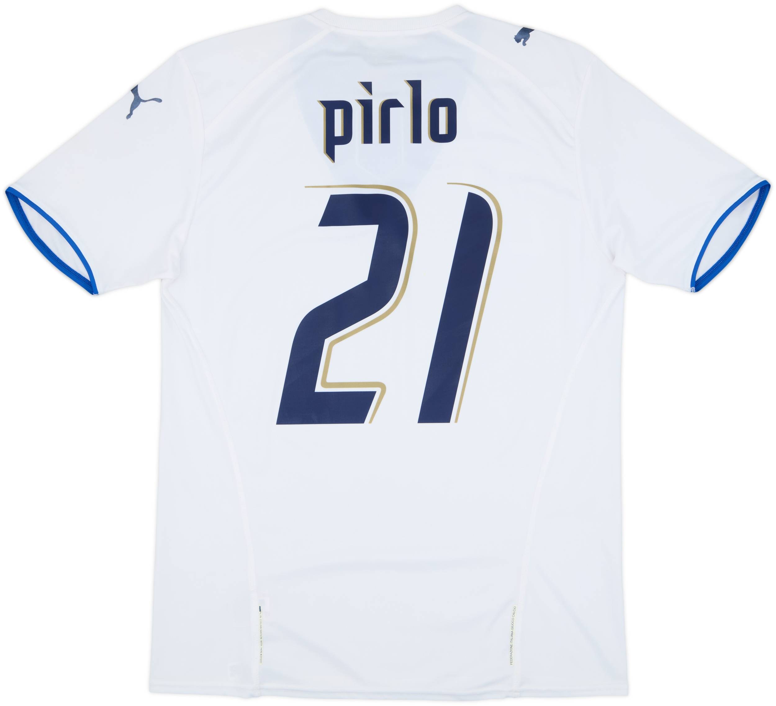 2006 Italy Away Shirt Pirlo #21 - 8/10 - (M)