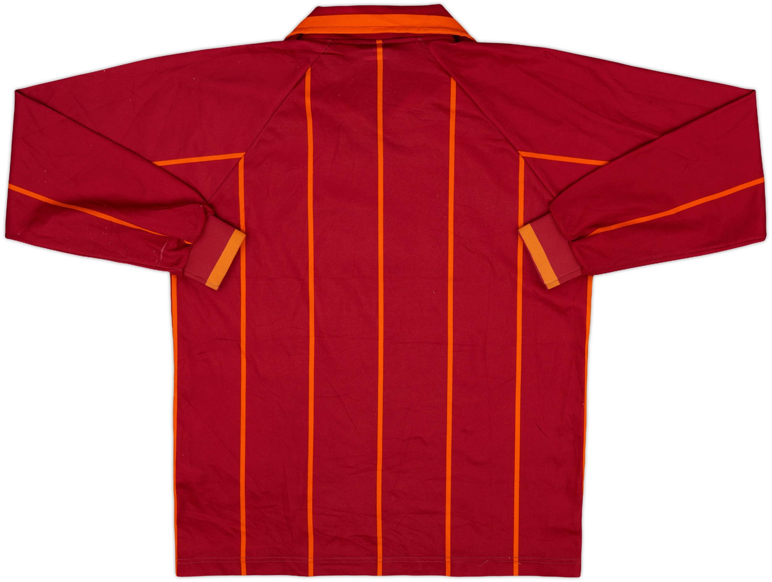 1996-97 Roma Home L/S Shirt - 7/10 - (XL.Boys)
