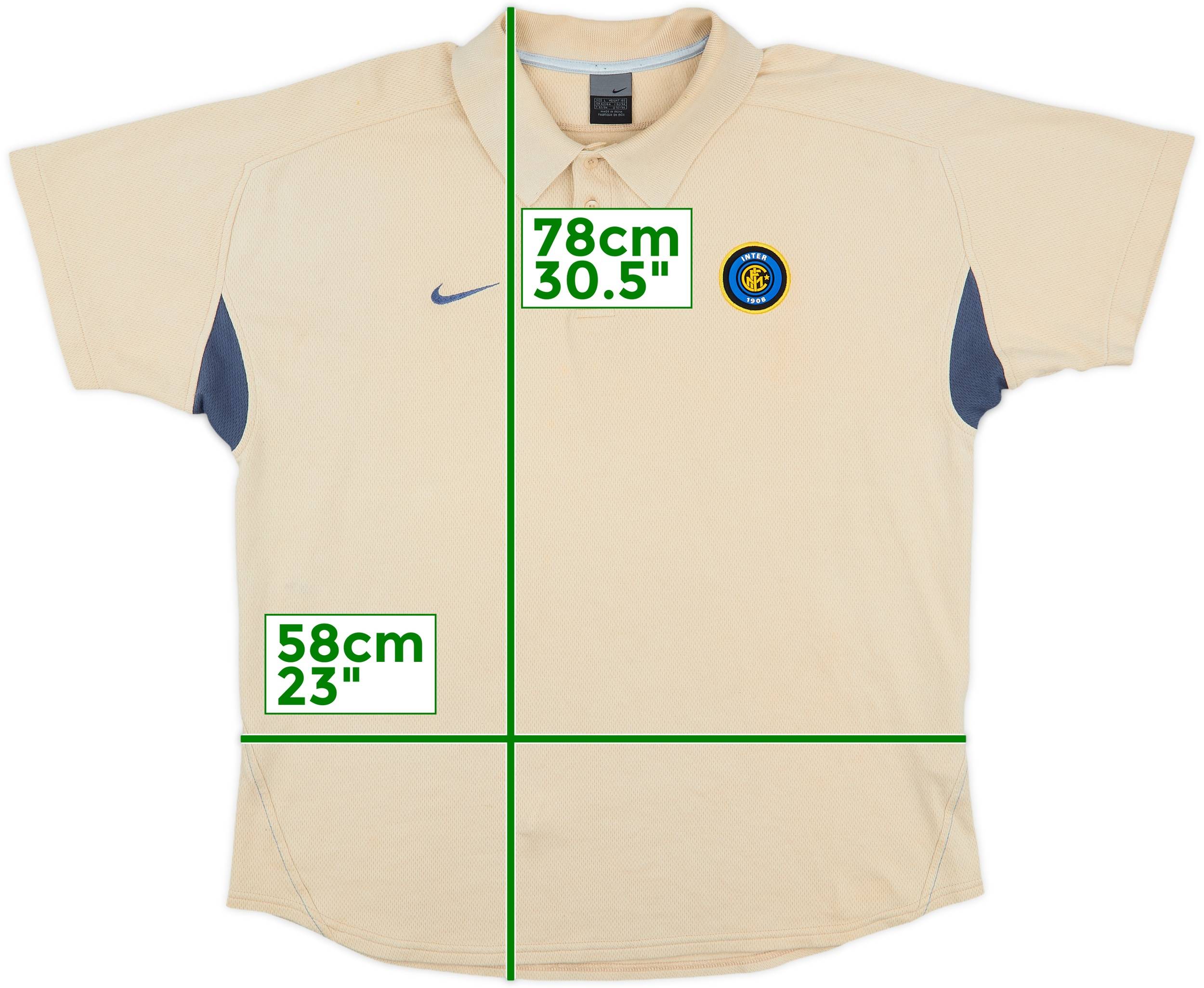 2002-03 Inter Milan Nike Polo Shirt - 8/10 - (L)