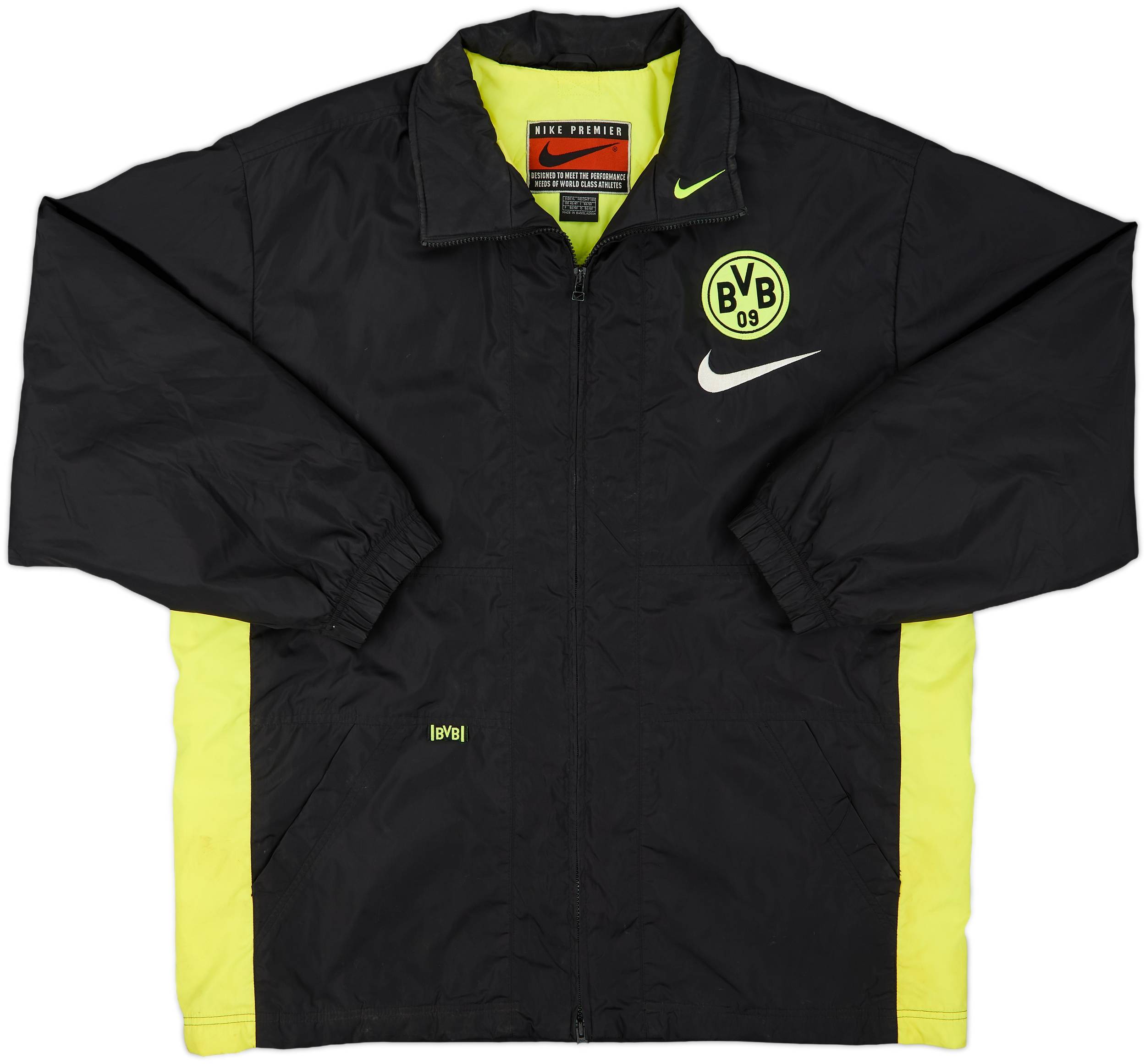 1994-95 Borussia Dortmund Nike Bench Coat - 8/10 - (XL)
