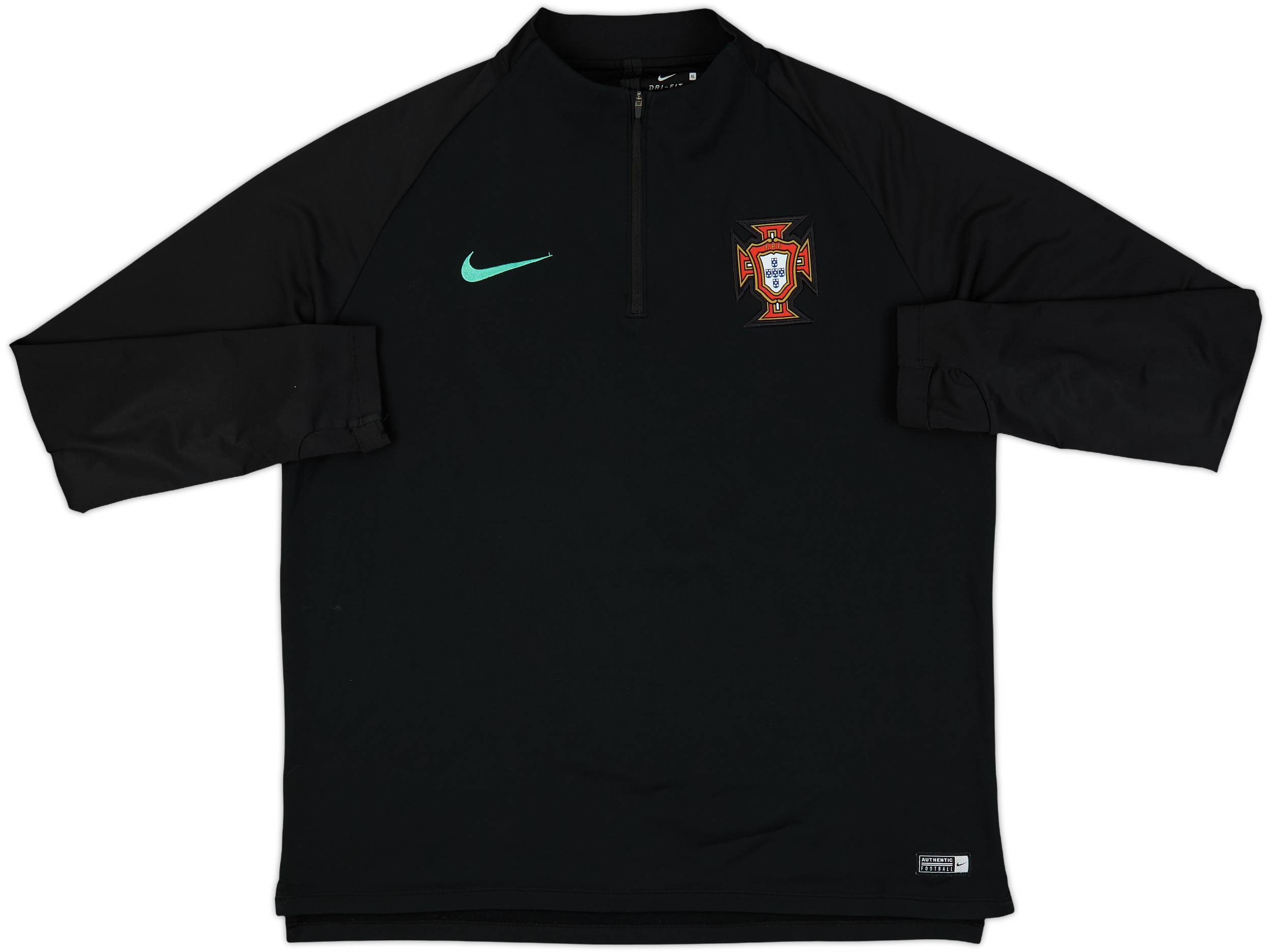 2018-19 Portugal Nike 1/4 Zip Drill Top - 8/10 - (XL)